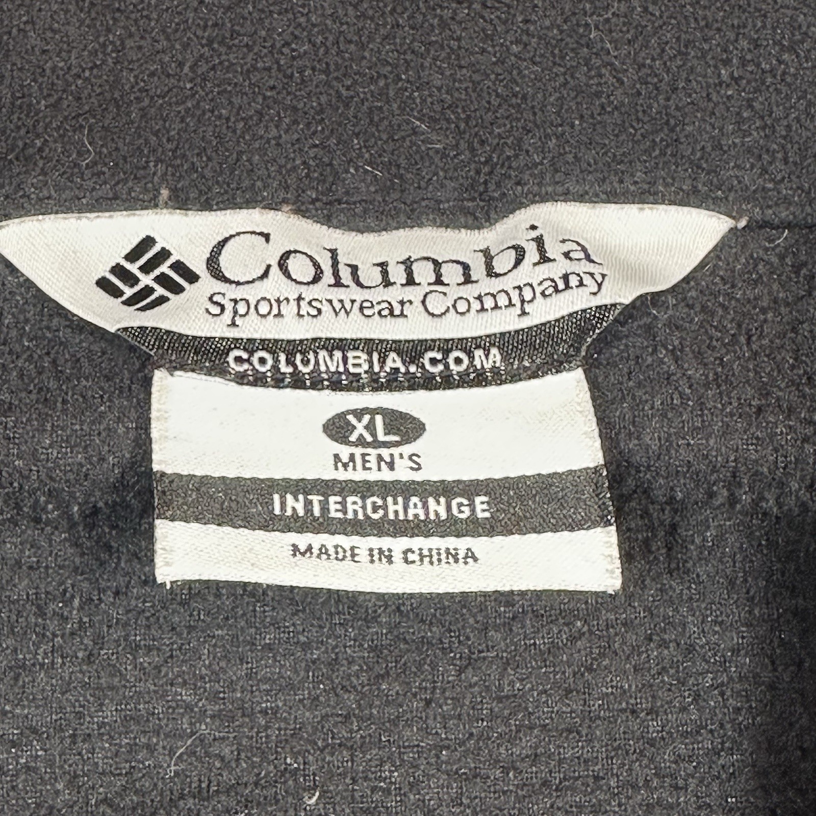 Columbia Fast Trek II Full ZIP Fleece Jacket Mens Extra large Black Outdoor