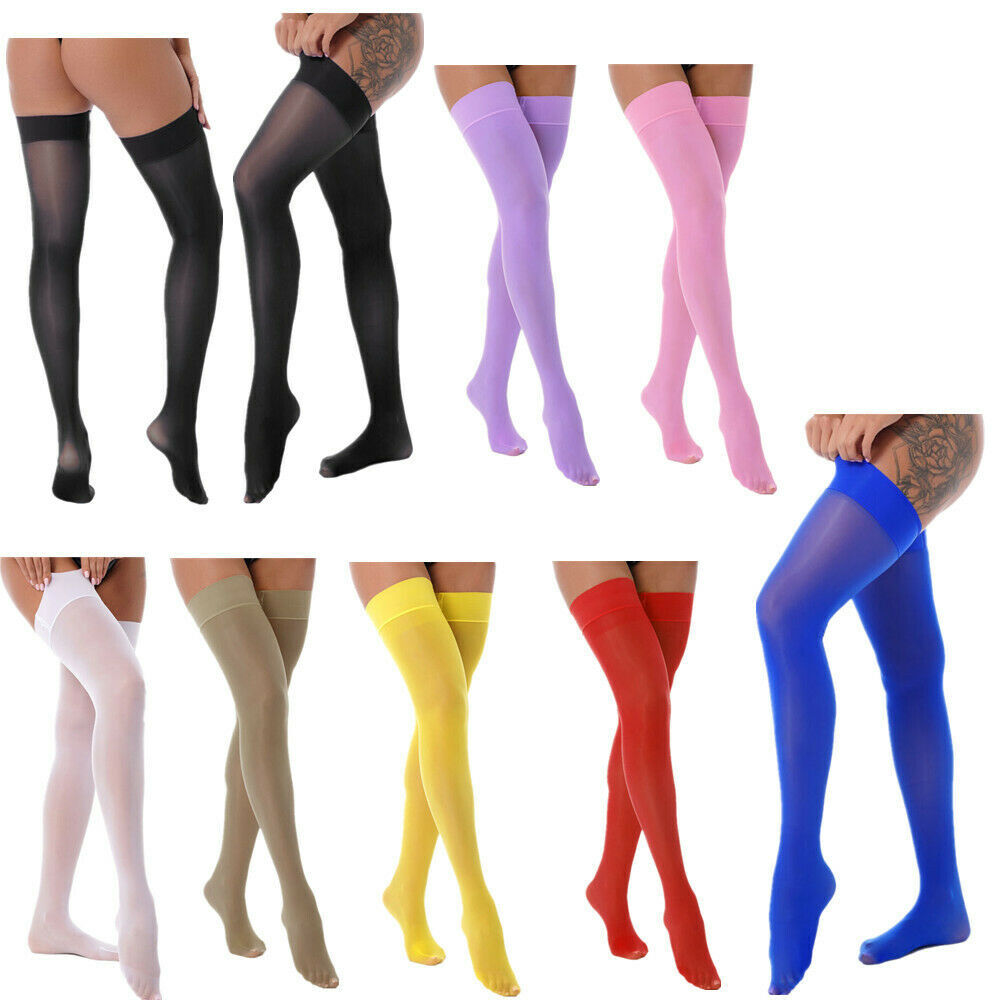 Women Stockings See-through Socks Dance Tights Fitness Clubwear Elastic Sheer