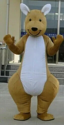 Kangaroo Mascot Costume Suit Cosplay Party Game Dress Outfit Halloween Adults