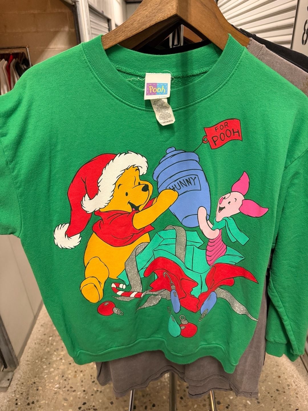Vintage Disney Winnie the Pooh Holiday Christmas Sweatshirt