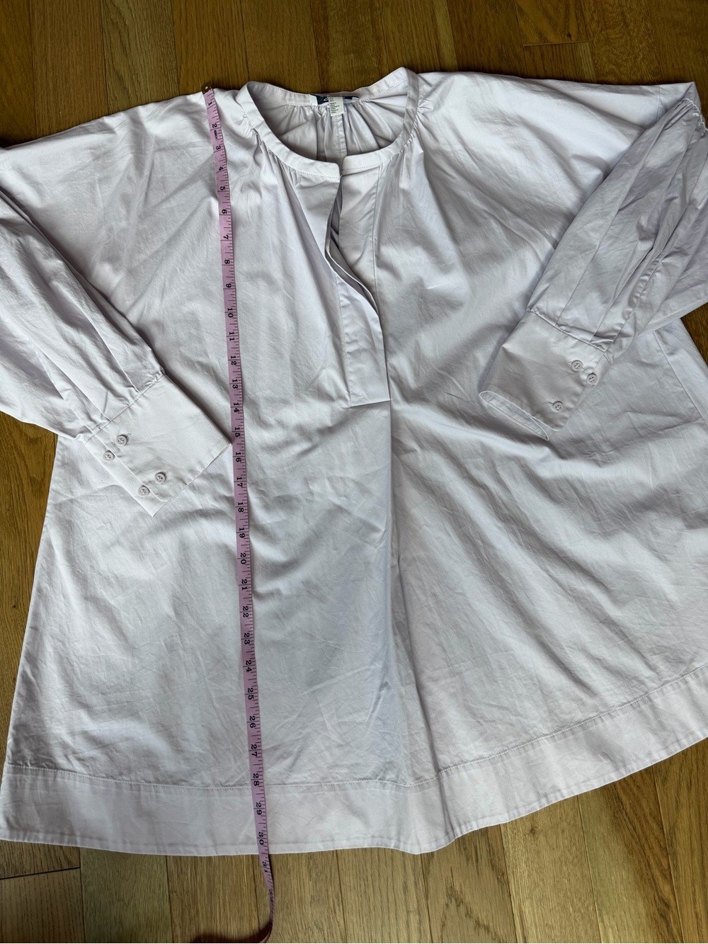 COS Lilac Balloon Sleeve Blouse Size 8 💜✨