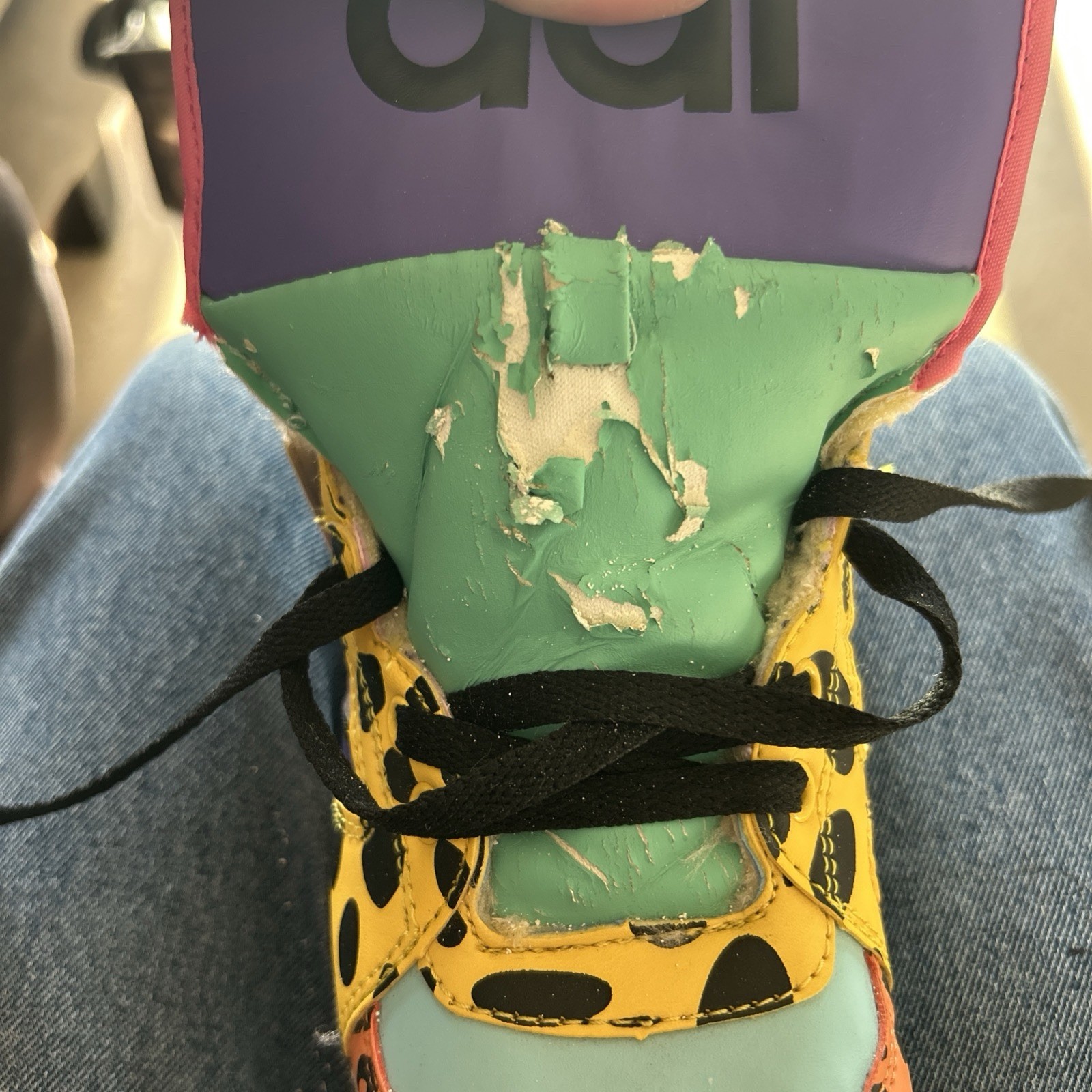adidas Jeremy Scott Instinct High Top Sneakers Multicolor Animal Print Size 7