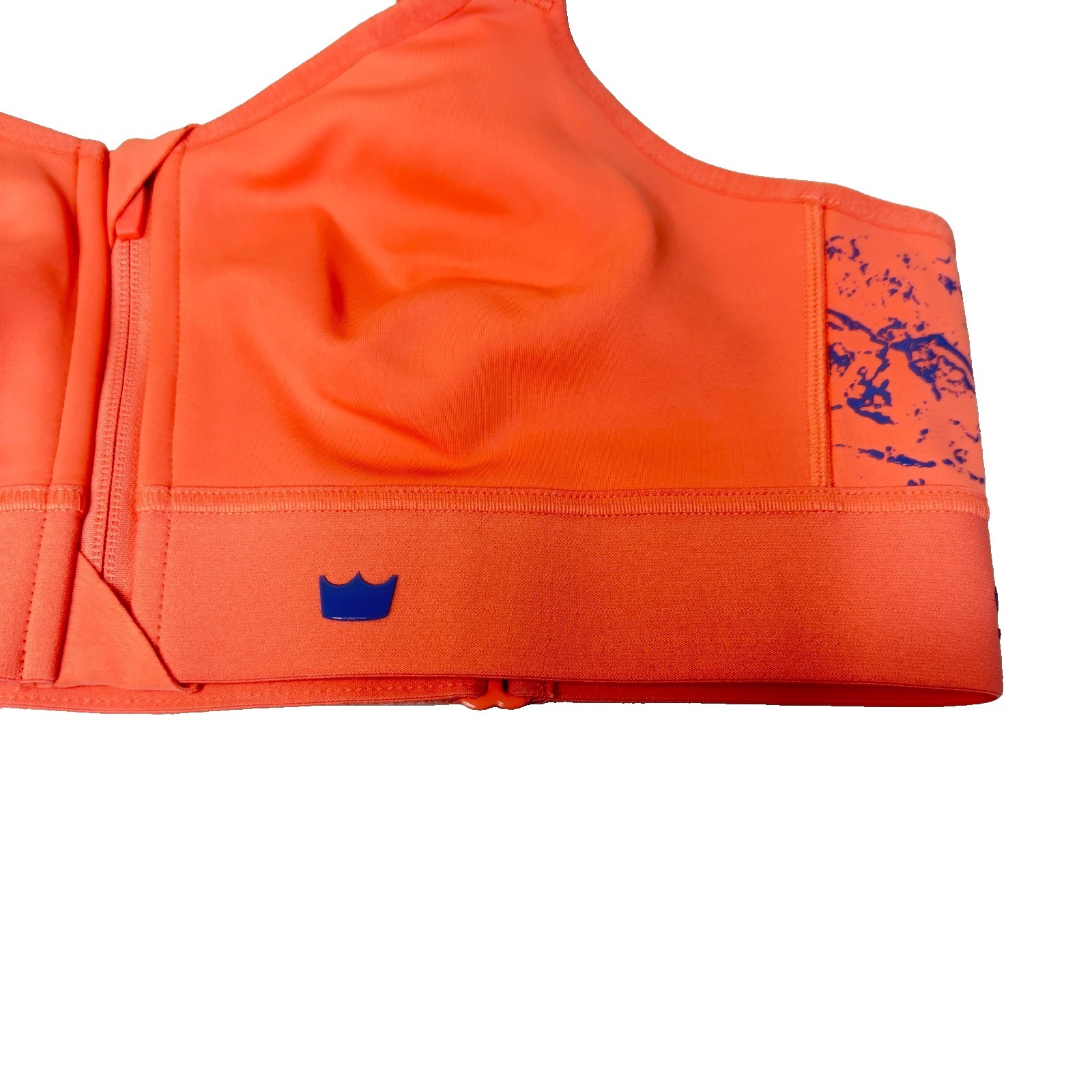 SHEFIT FLEX Orange Sports Bra Size Luxe Supportive Activewear Medium Impact