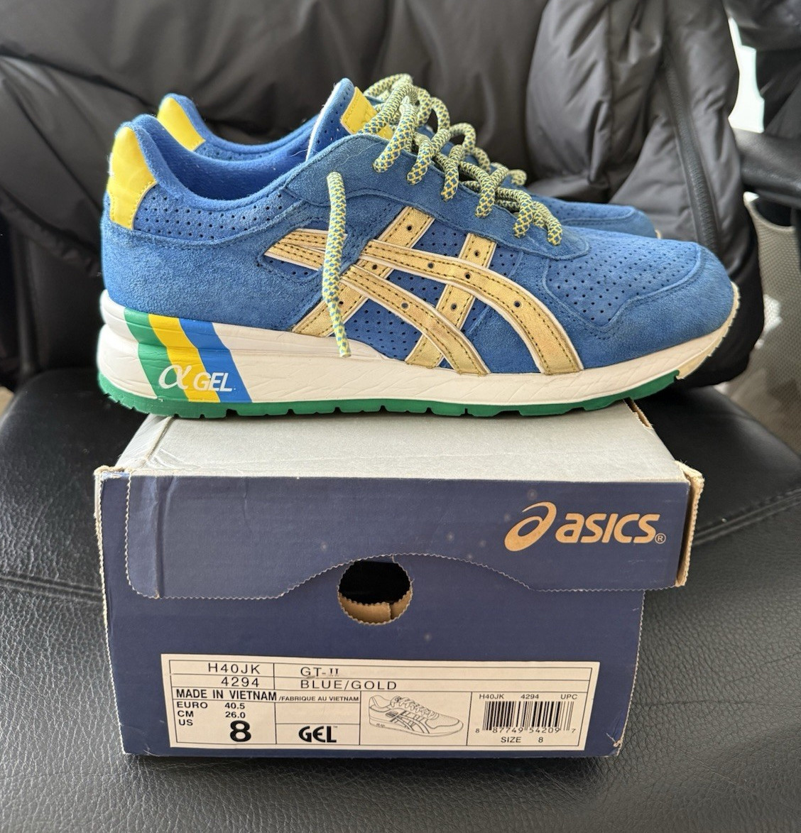 ASICS Ronnie Fieg GT 2 Brazil size 8 , 8/10 conditon ,nyc meet up as well