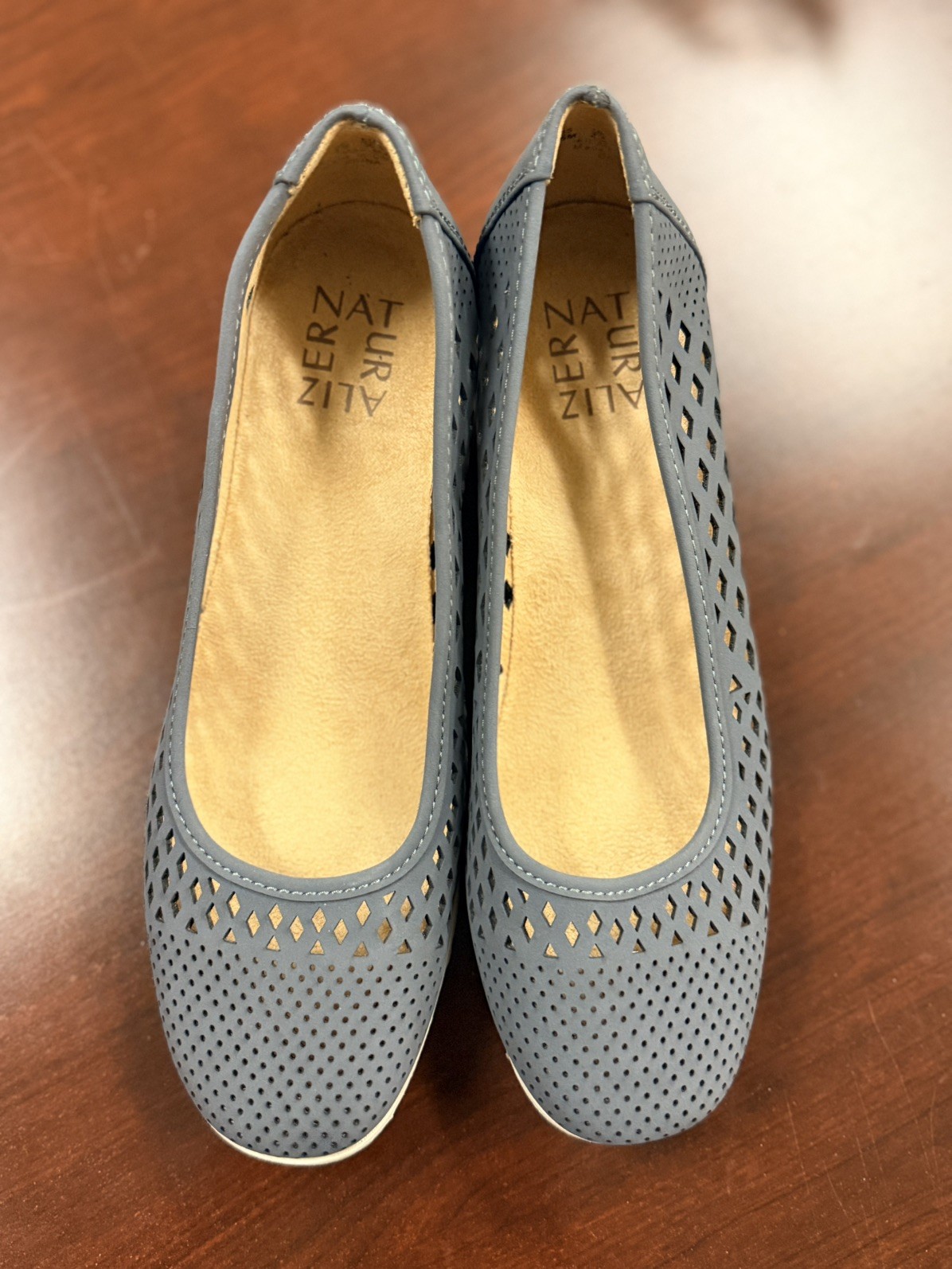 Naturalizer Brina Wedge Pumps, Women’s Size 6.5 M, Blue EUC MSRP $99