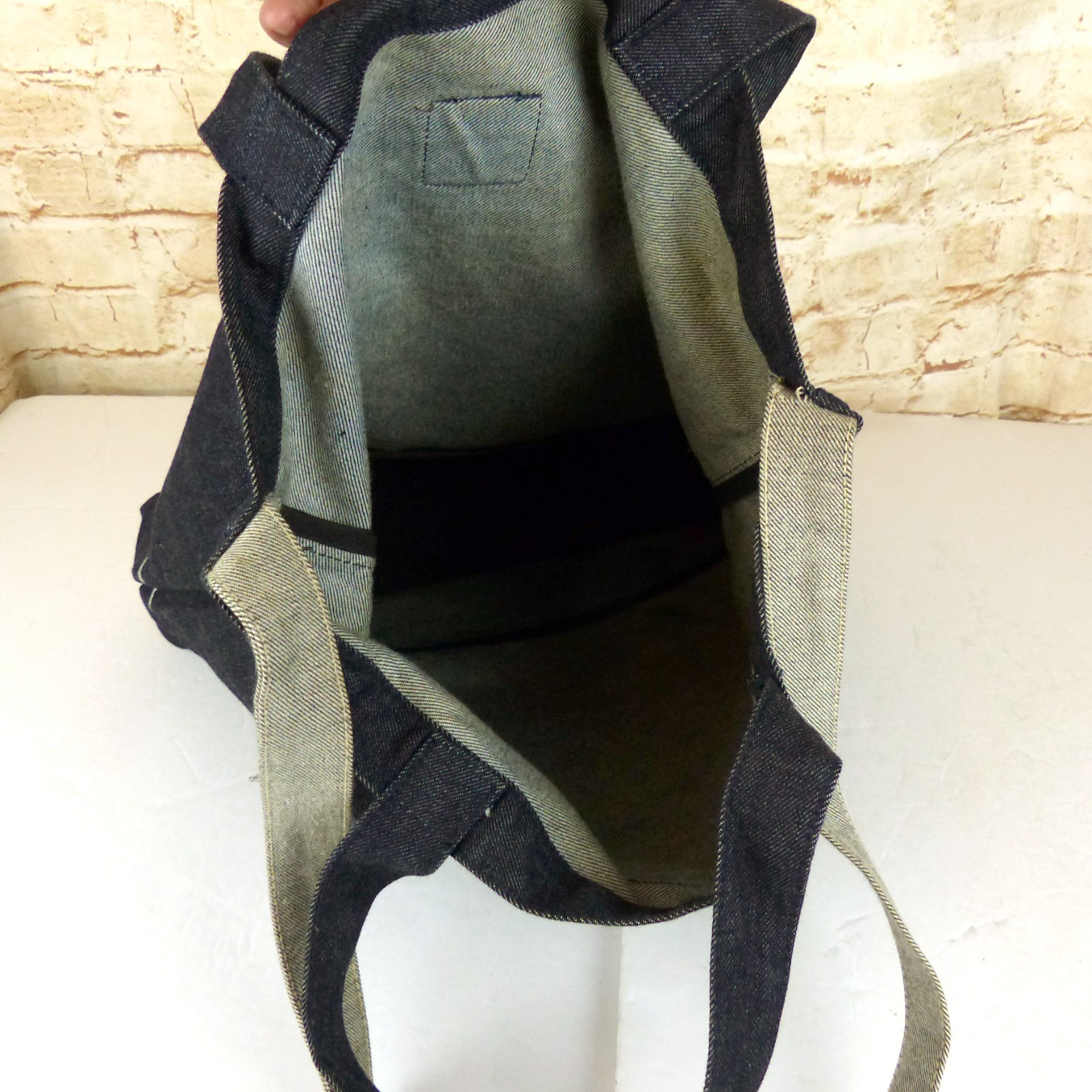 Flying Horse London Selvedge Indigo Denim Tote Bag Liberty Fairs NWT Workwear
