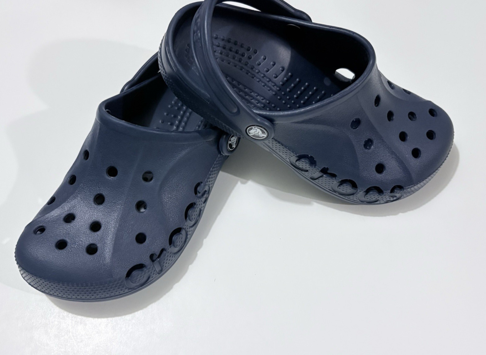 Crocs Baya Clogs Navy Blue Unisex Men’s 5 Women’s 7 Slip On Water Friendly