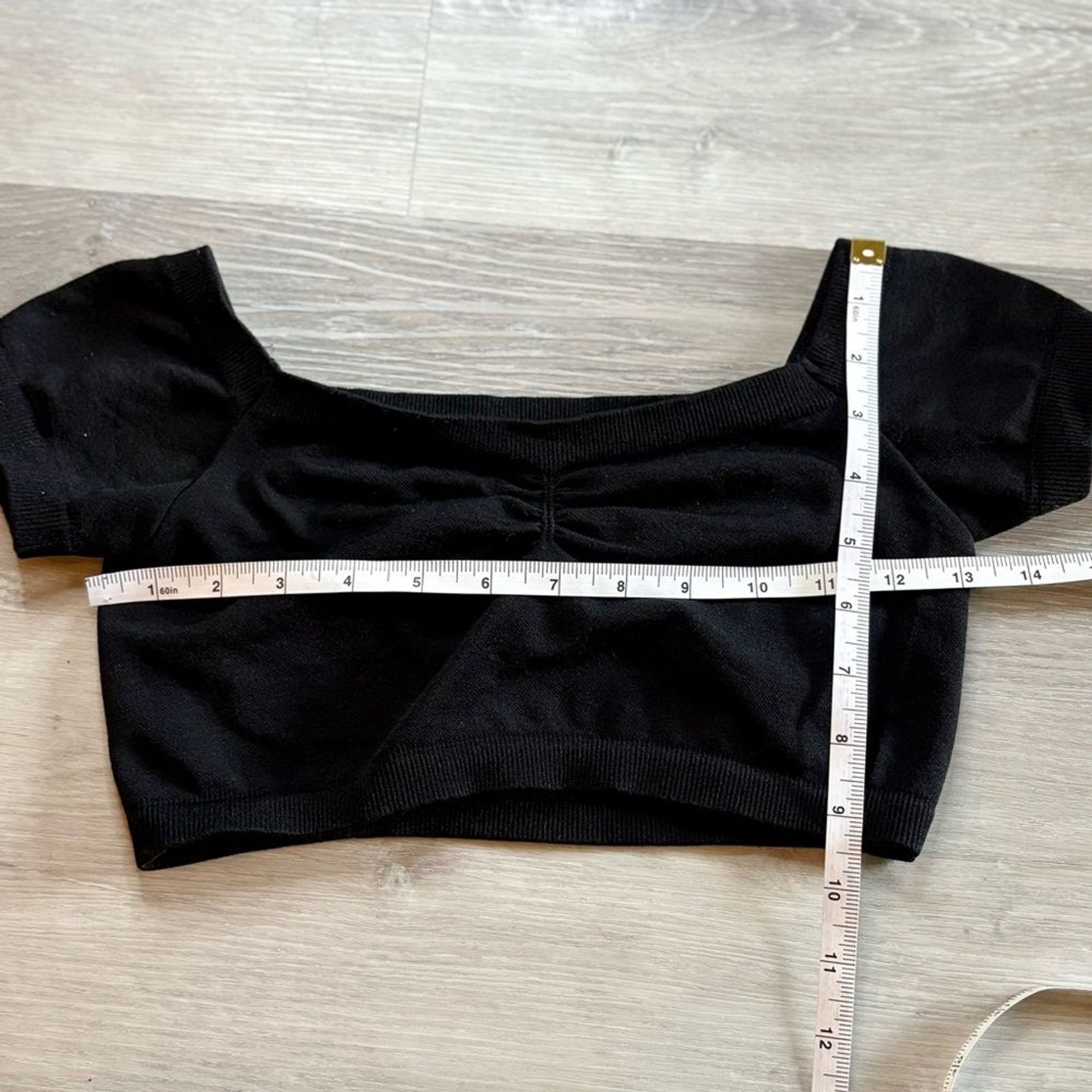 Free People Intimately Stretch Off the Shoulder Layering Top Black Size M/L