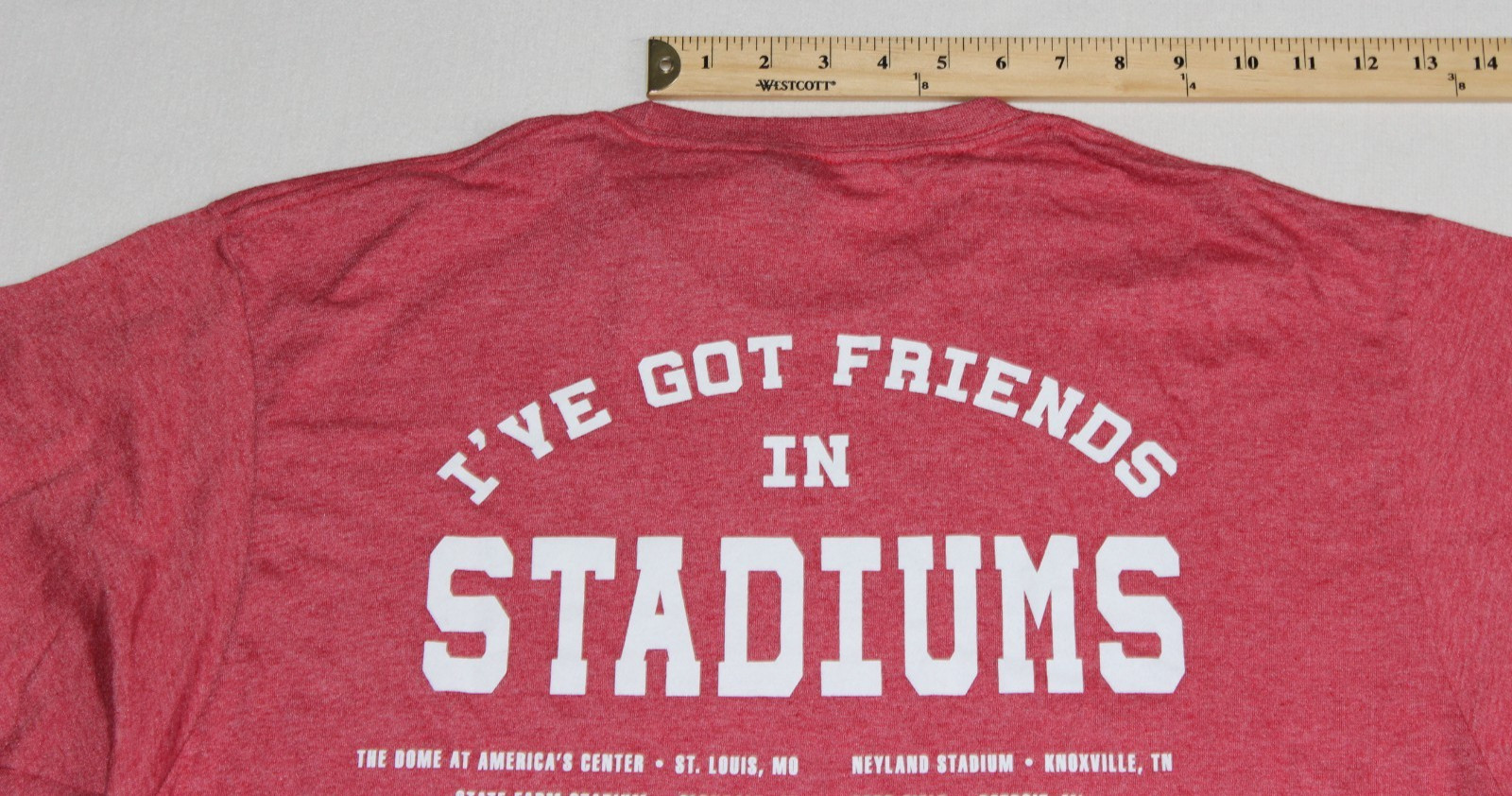 Garth Brooks I’ve Got Friends in Stadiums Concert Tour T-Shirt Men’s Size XL Red