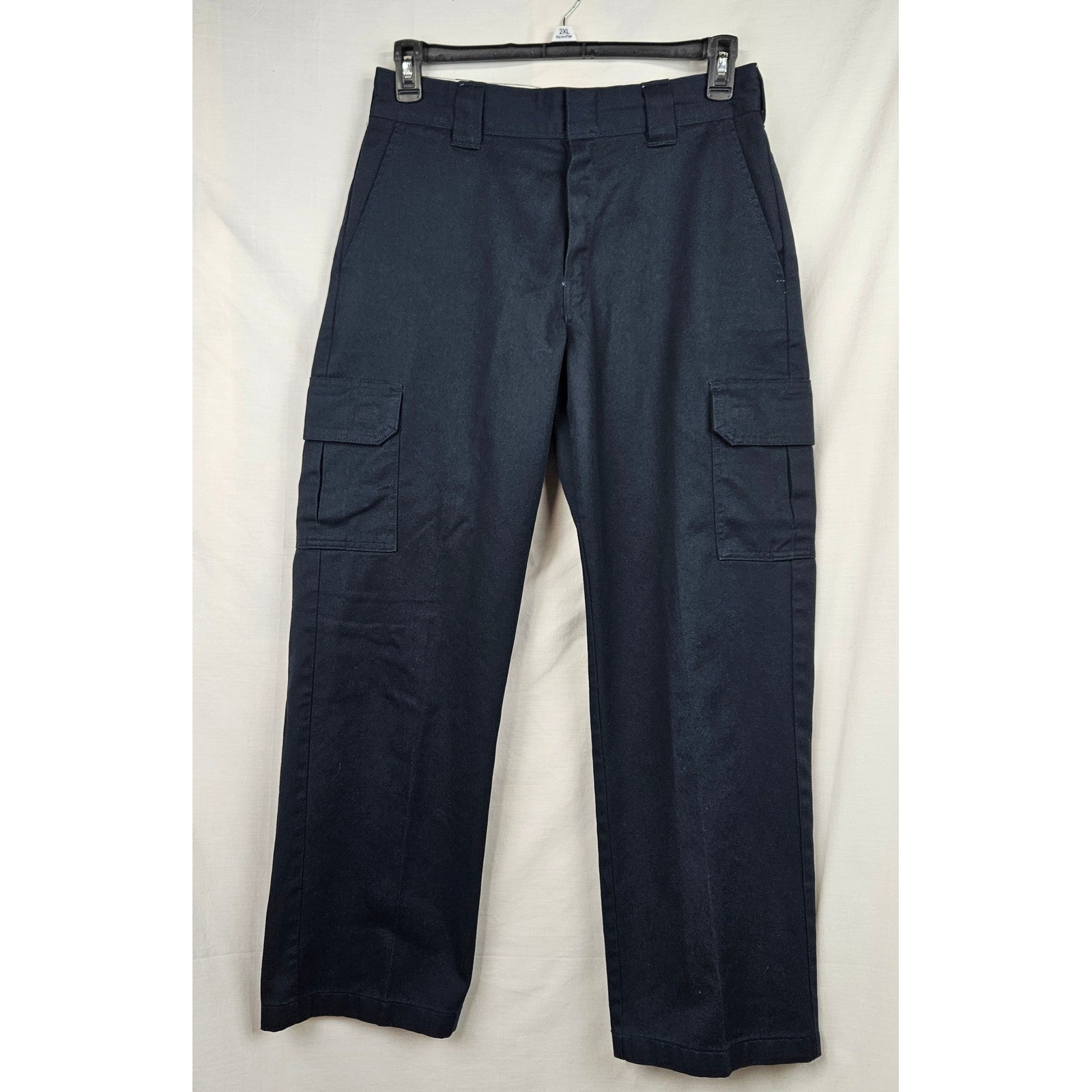 Dickies Mens Relaxed Straight Fit Cargo Pants Dark Navy Blue 32×32 Utility