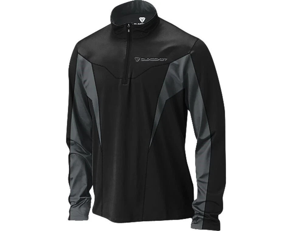NICE OEM POLARIS SLINGSHOT BLACK/GREY MENS PULLOVER WINDBREAKER JACKET MEDIUM