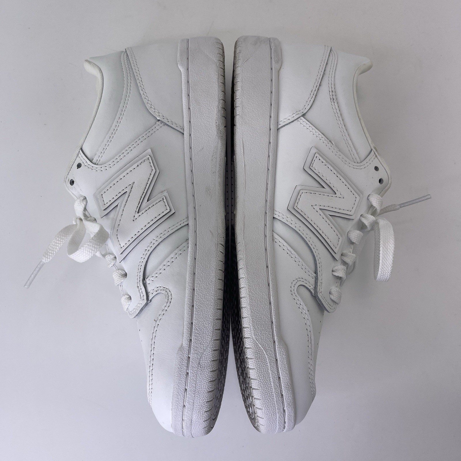 New Balance 480 V3 White Leather Casual Sneakers BB480L3W Men Sz 9.5 D No Insole