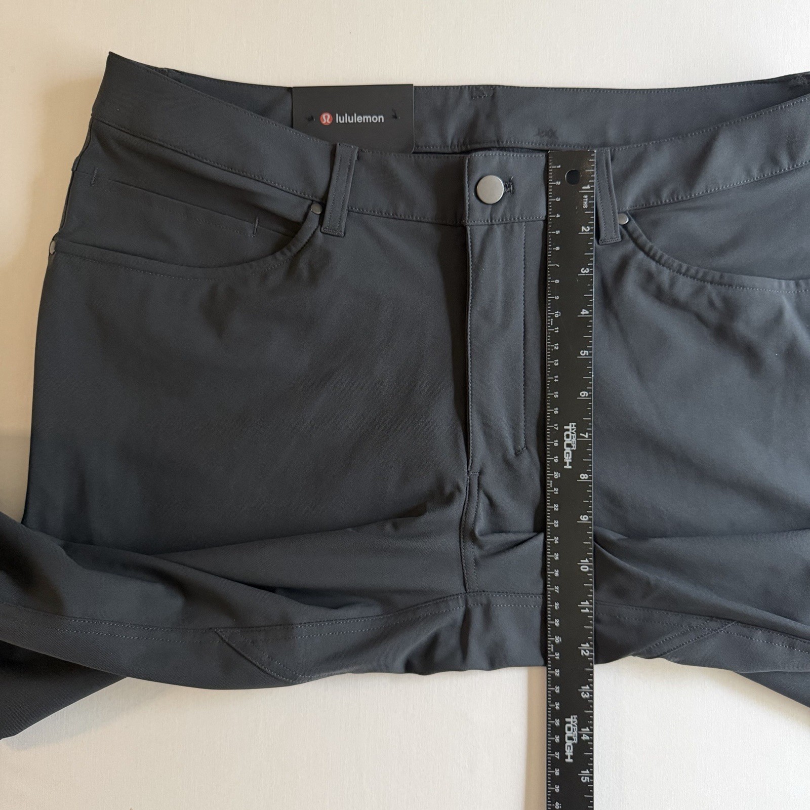 Lululemon ABC Pants Men 36×34 Obsidian Classic Fit Warpstreme Performance