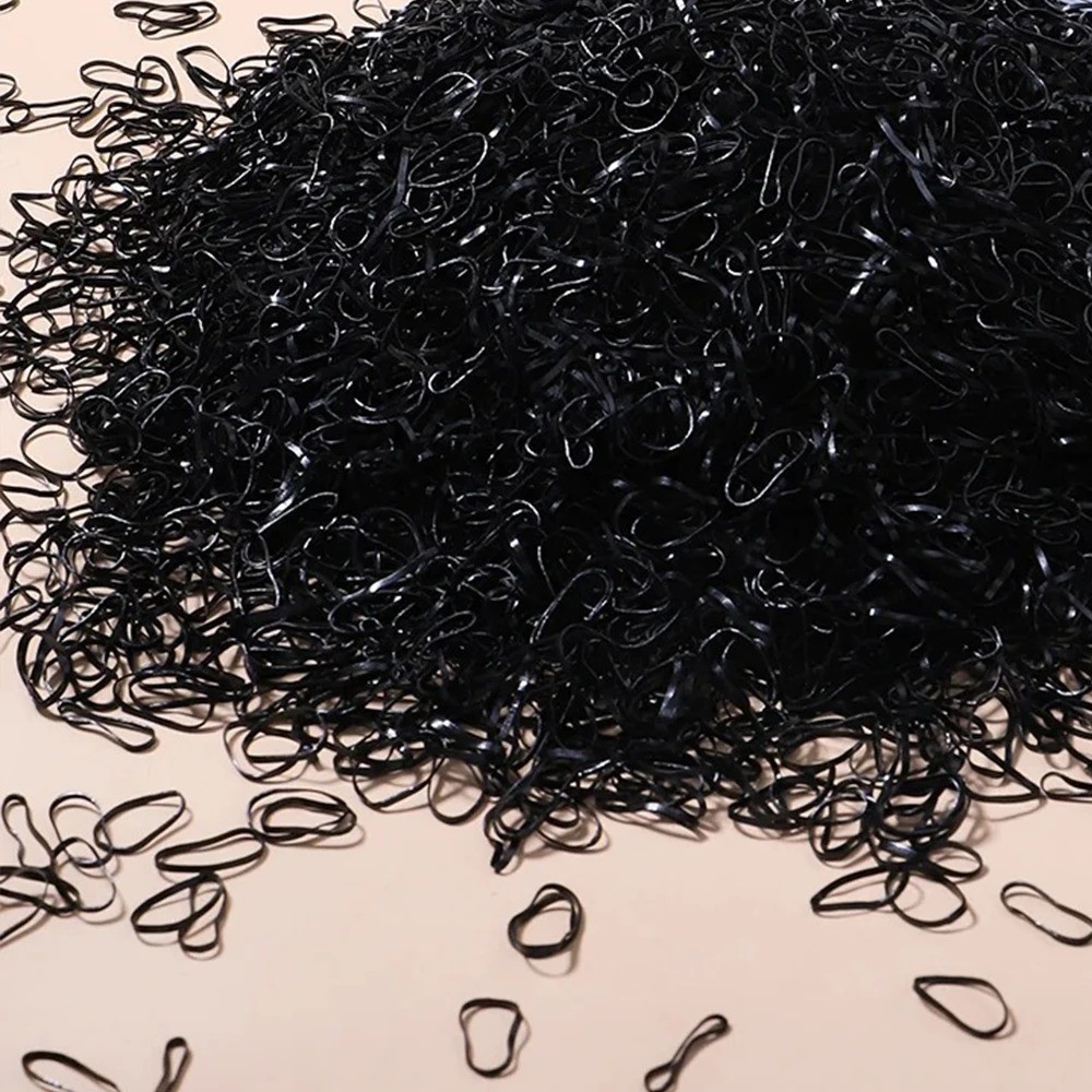 2000Pcs Hair Bands Girls Elastic Rubber Band Ponytail Holder Hair Accessories
