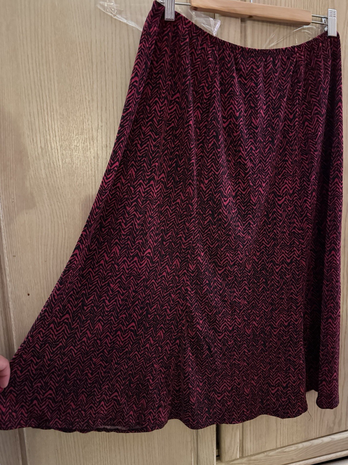 Elastic Pull On A- Line Skirt