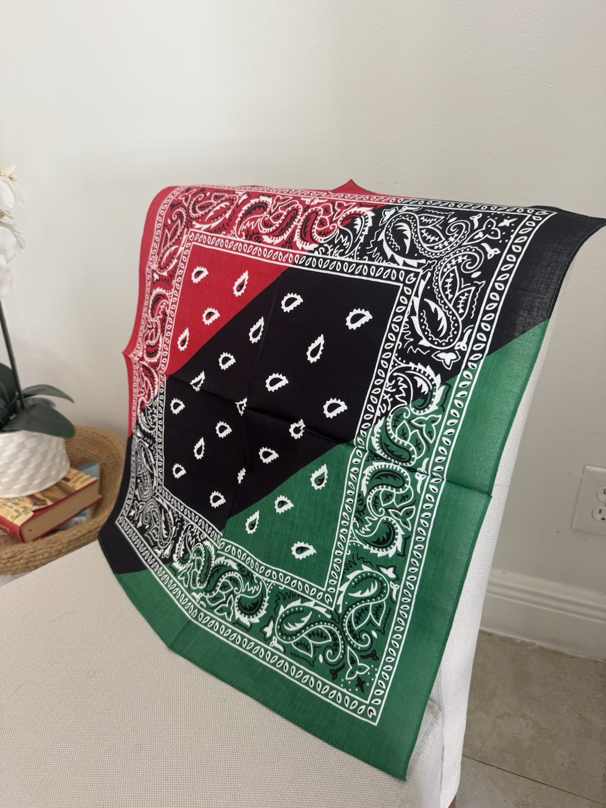 Pan African Colors Bandana (100% Soft Cotton)