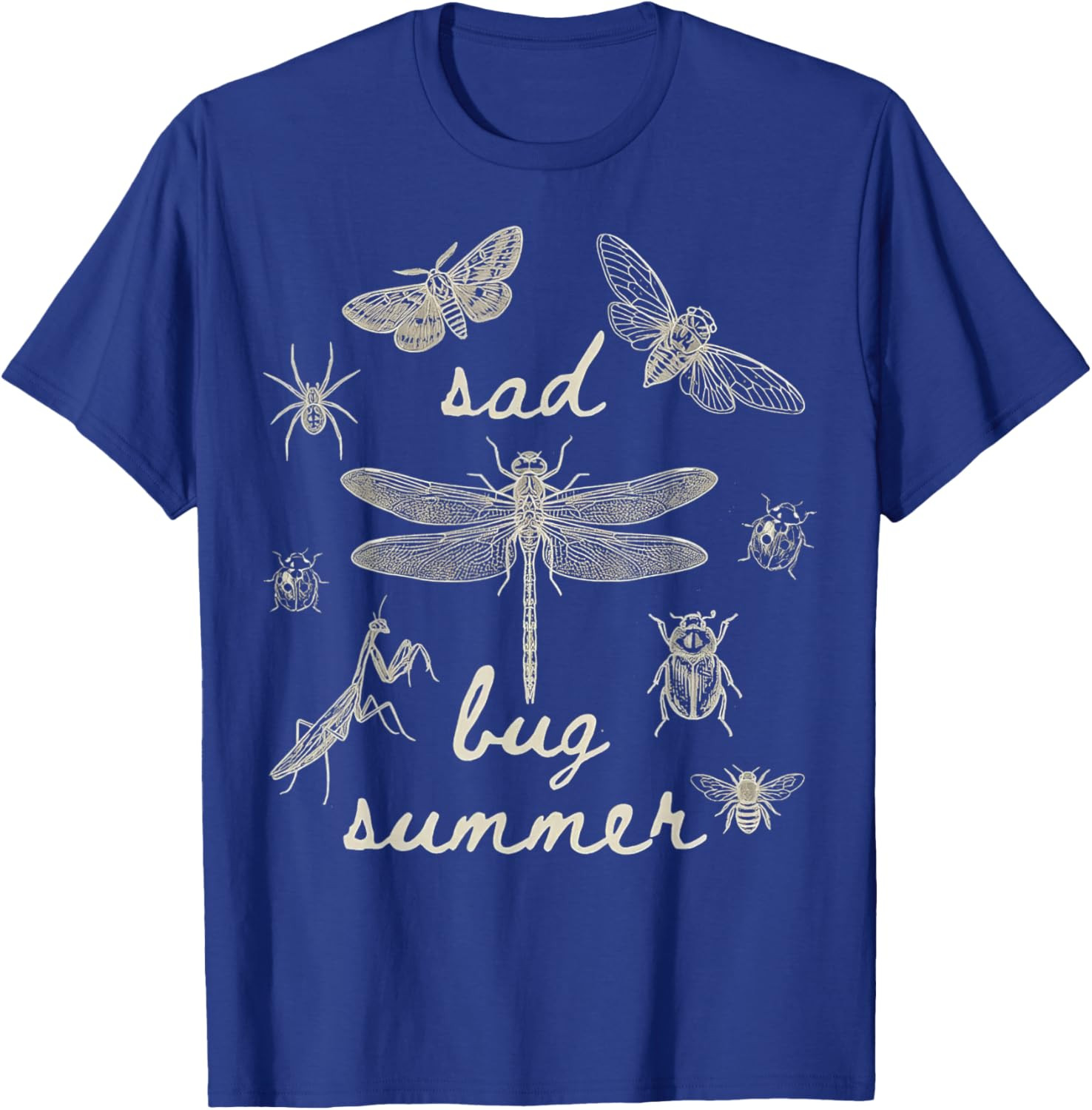 Sad Bug Summer Insects Lover Kids Adults T-Shirt