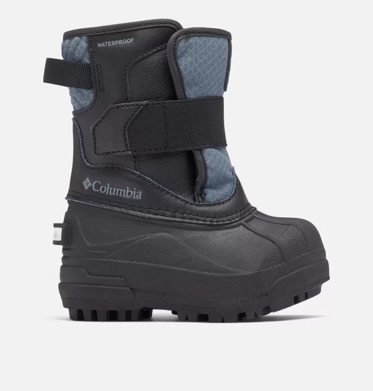 NIB – Columbia Toddler Bugaboot™ Celsius Strap Size 5 Black/Graphite Snowboot