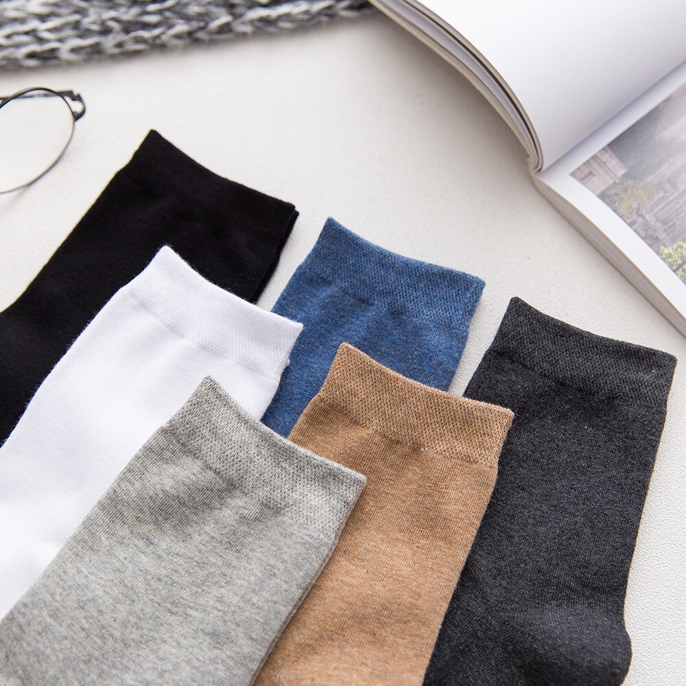 Lots Pairs Men’s Sports Work Athletic Crew Socks Cotton Size 9-11
