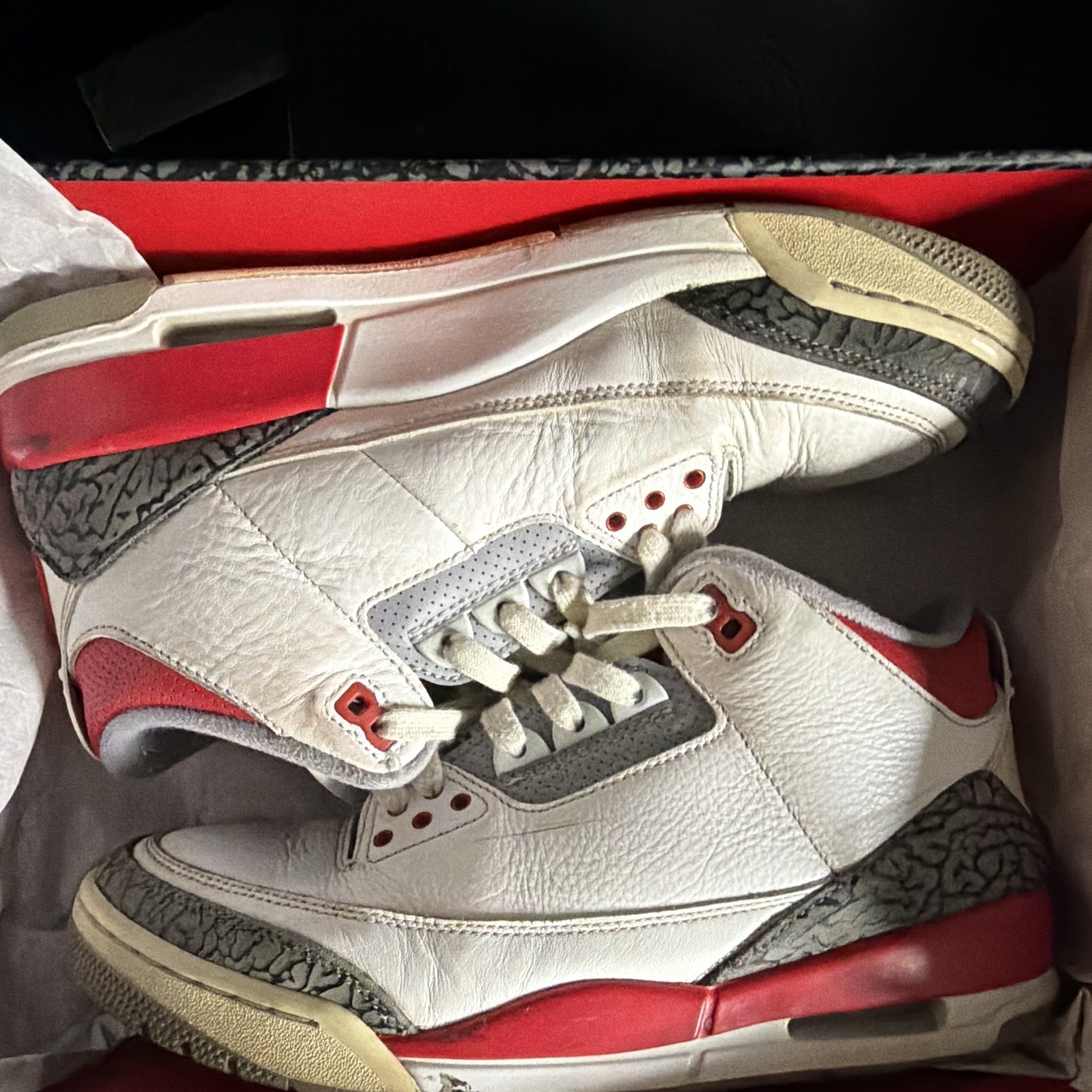 Jordan Air Jordan 3 Retro Fire Red With original box and packaging