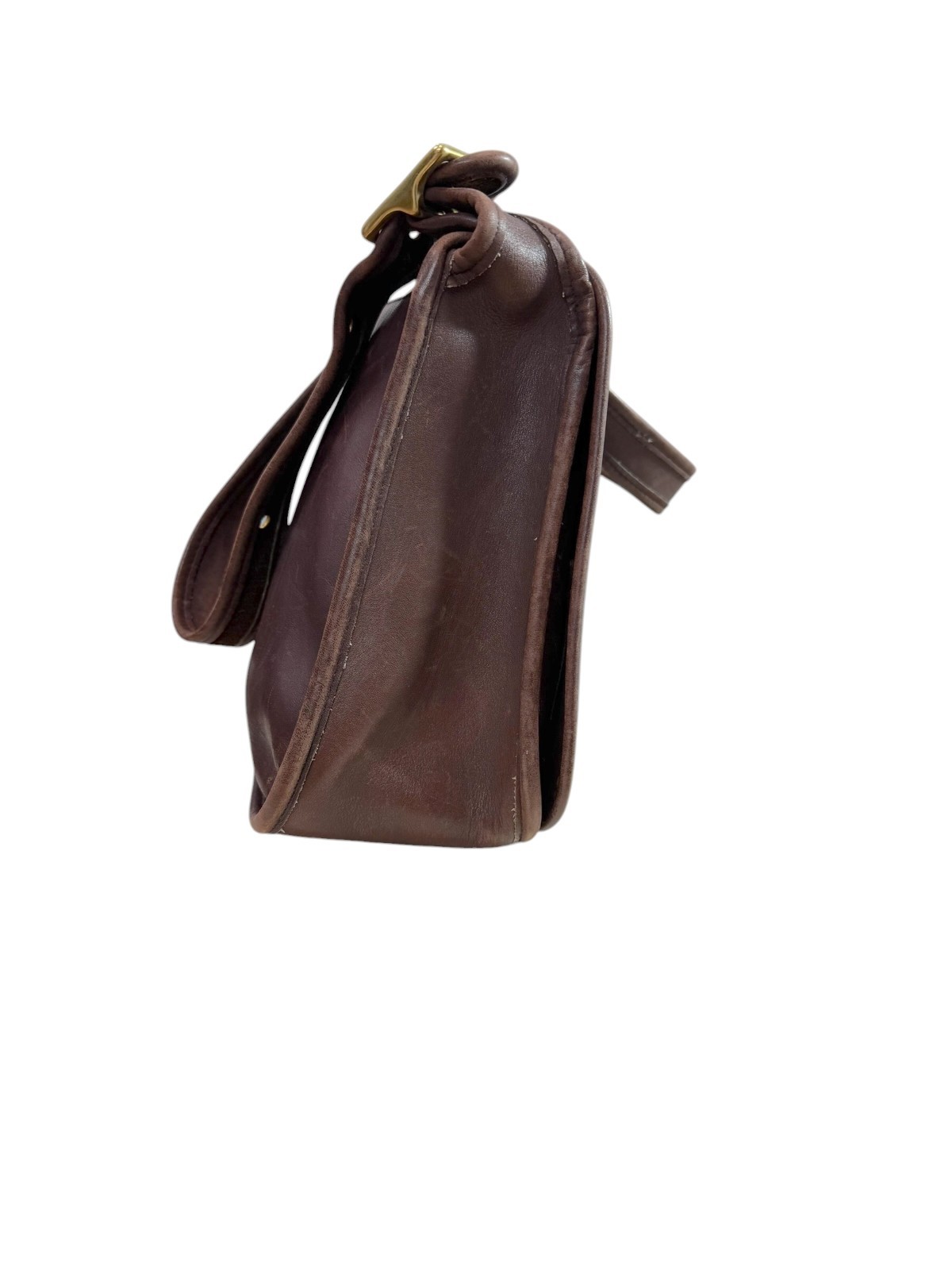Vintage Coach Stewardess Bag Mocha Brown Leather Style M9C-9525 United States