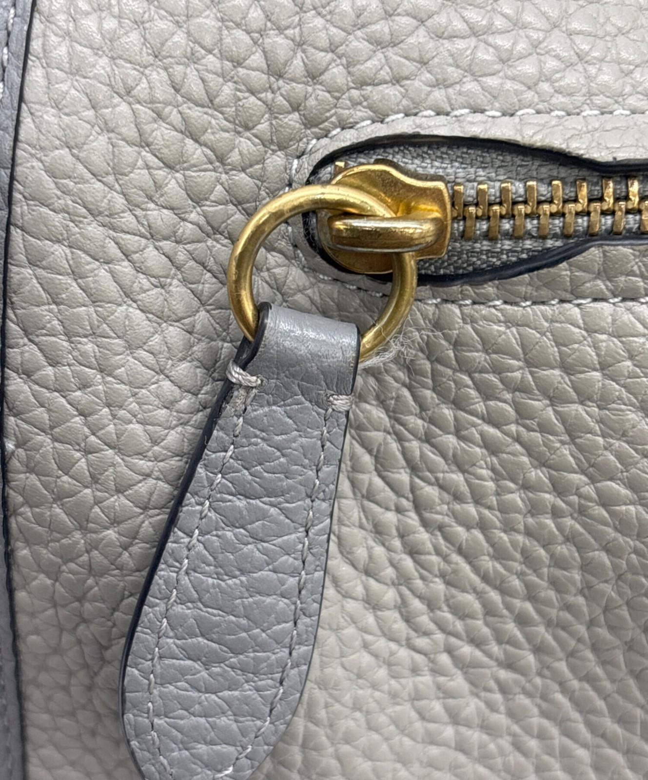 COACH LORI Handbag C6627 Tote bag SHOULDER BAG Leather Grey Women’s Auth