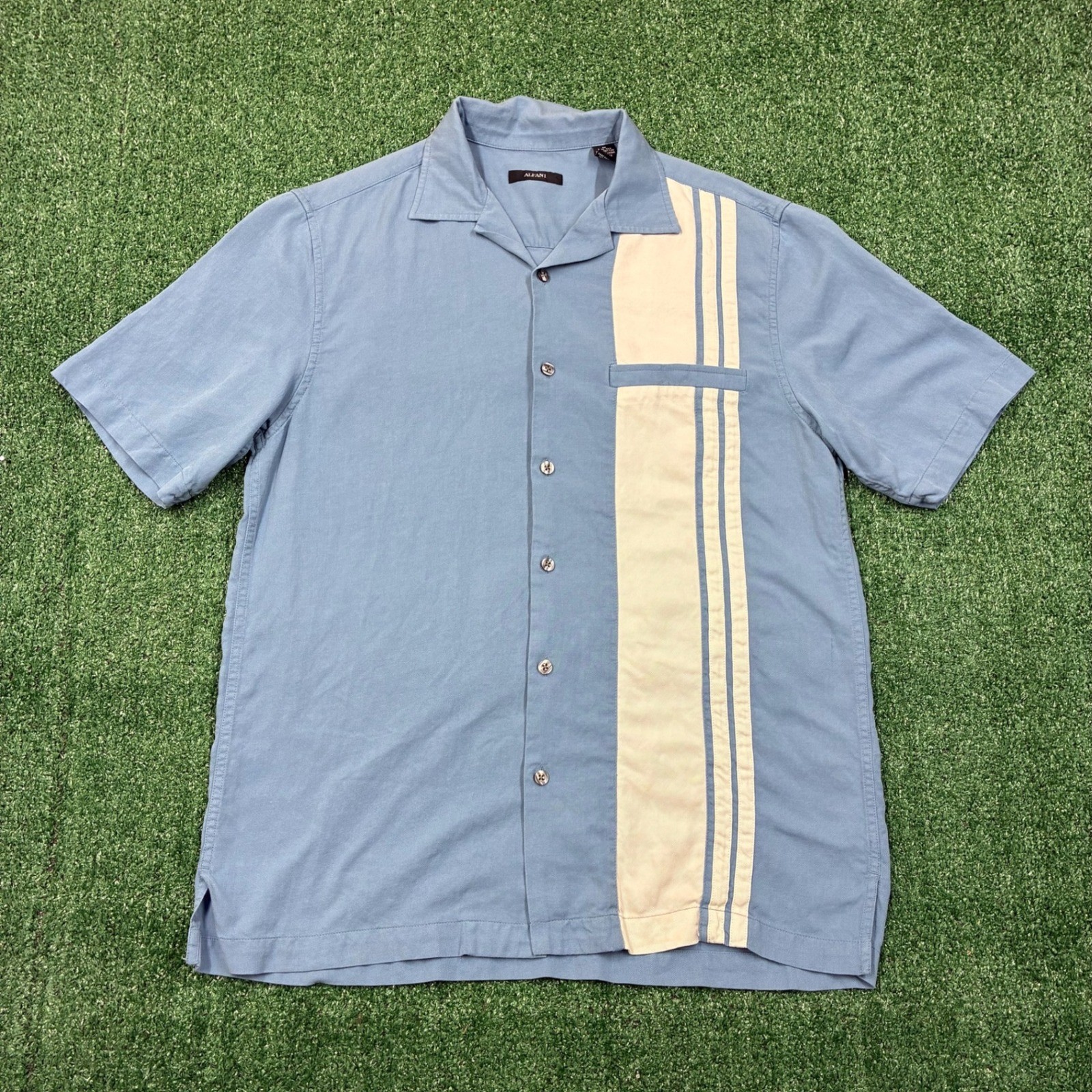 Y2K Alfani Striped Button-Up Shirt