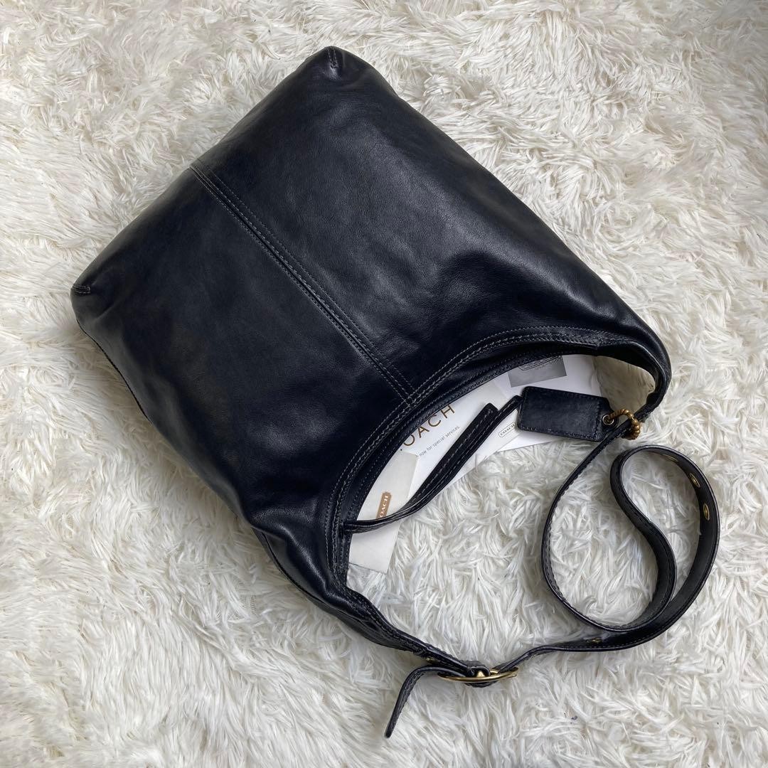 COACH Legacy Bleecker bucket style Black Leather