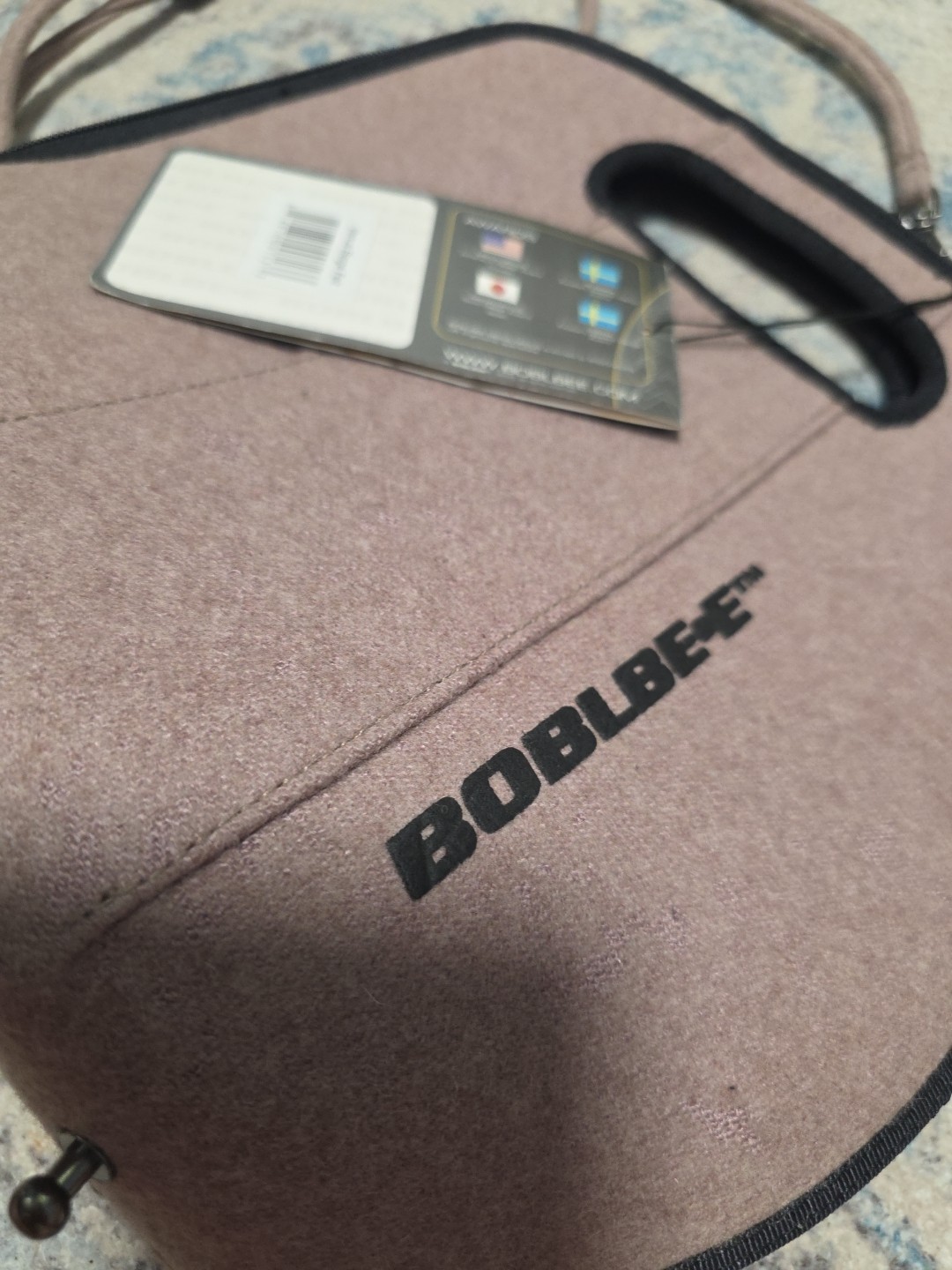 Boblbee Y2K Vintage Hard Shell Bag Made In Sweden Beige Extremely Rare