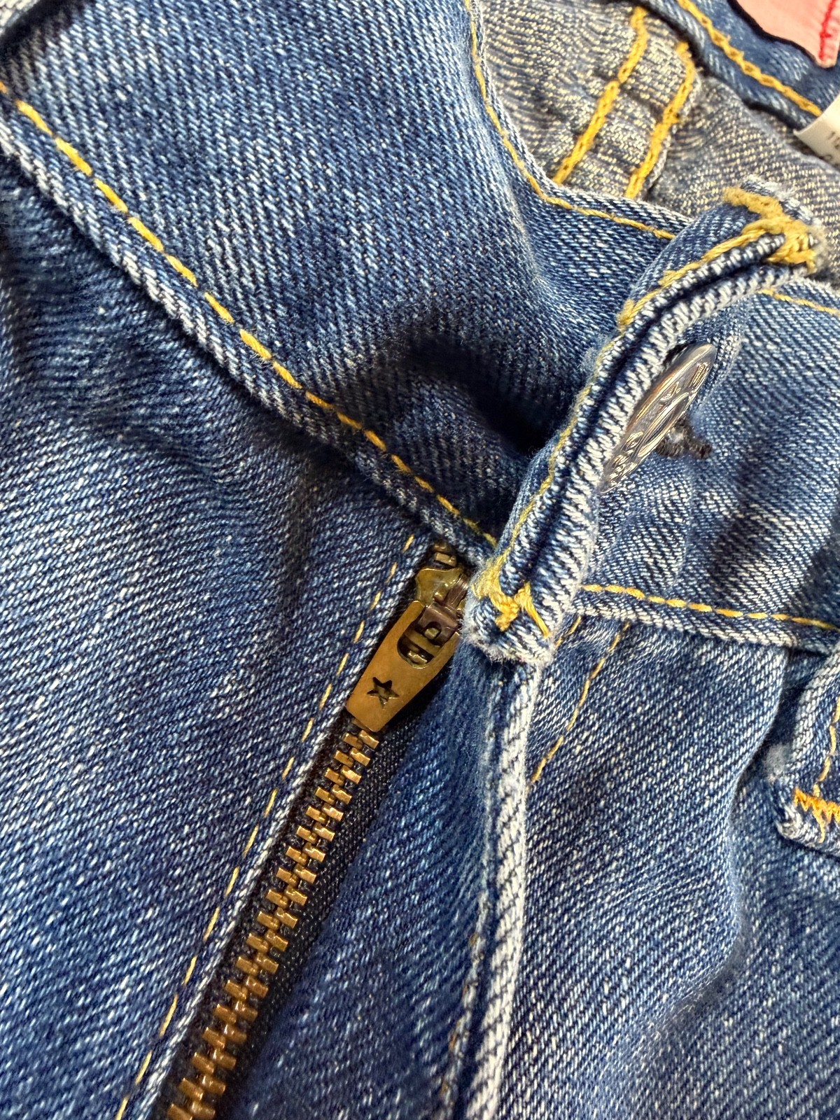Type 1 One Real Loose Levis Mens 40×31 Blue Jeans RARE Y2K Wide Baggy Vintage