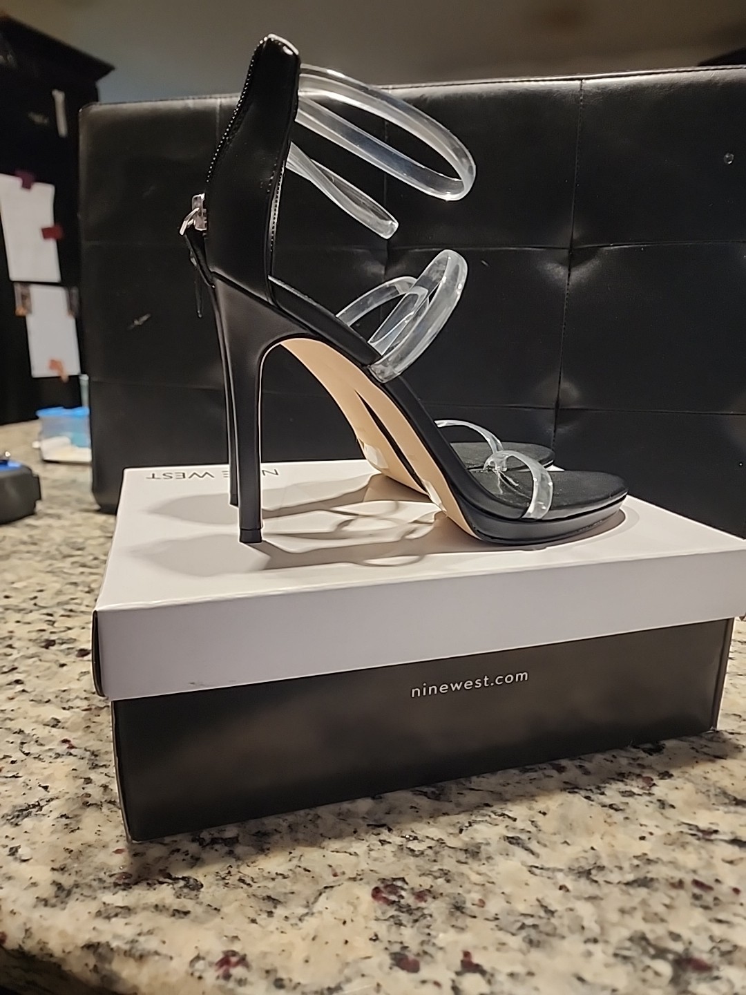 Nine West Leah 3 Black Heels W/ Original Box Size 8.5
