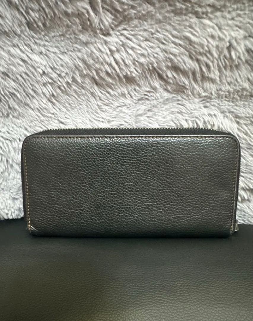 COACH Snoopy Embroidered Long Wallet Black