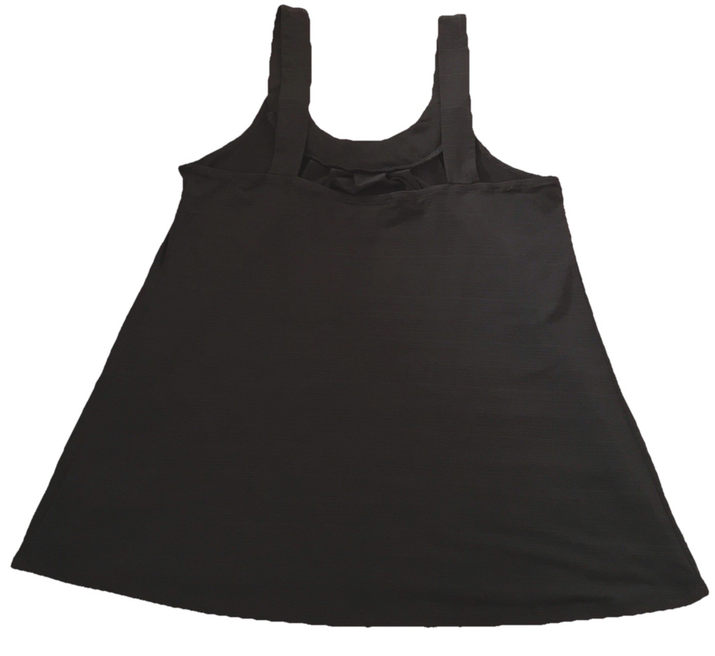 B. Wear Black Pleated Beaded Sleeveless Tank Top Blouse Woman’s Size L