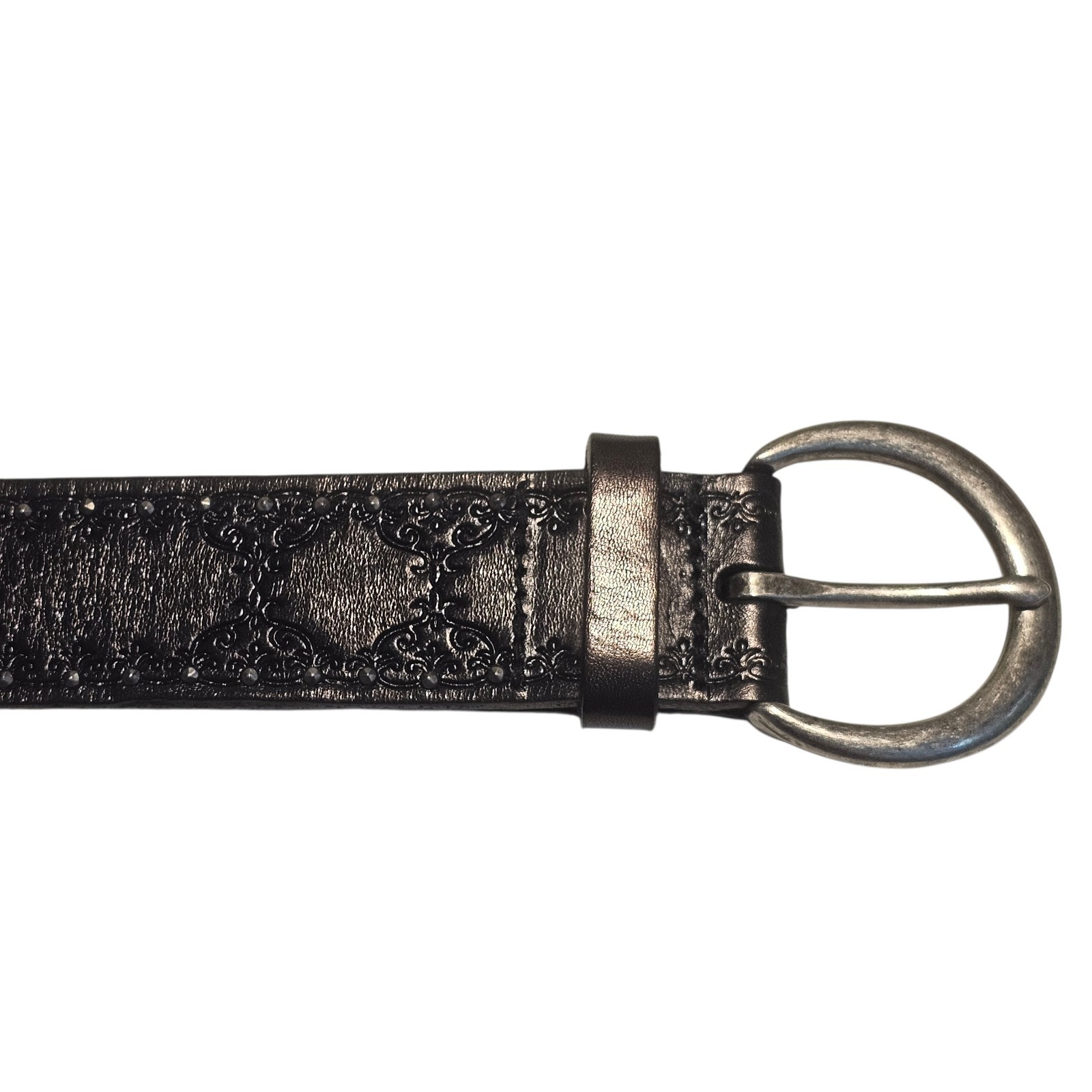 Amanda Smith Belt Black Genuine Leather 40″ Length (Not Including Buckle) READ
