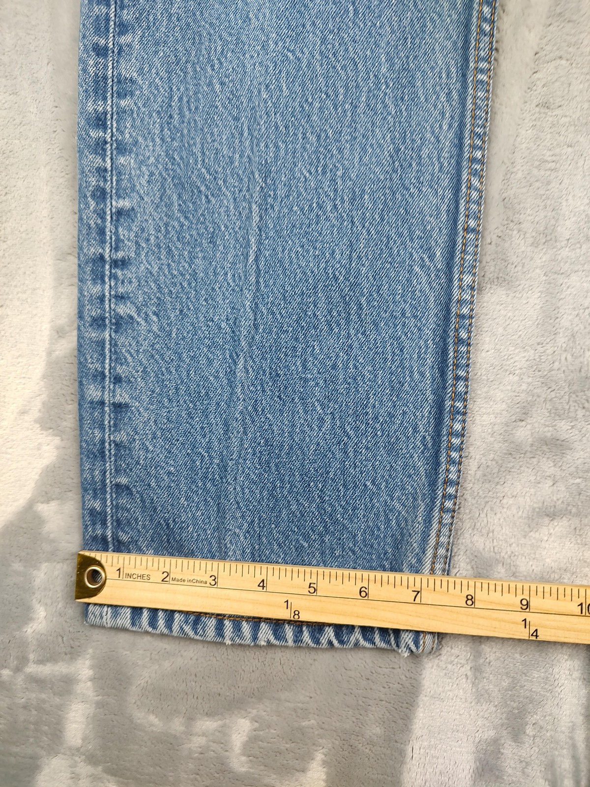 Levis 501 Jeans Mens 34×36 Blue Button Fly Straight Leg 100% Cotton Denim Pants