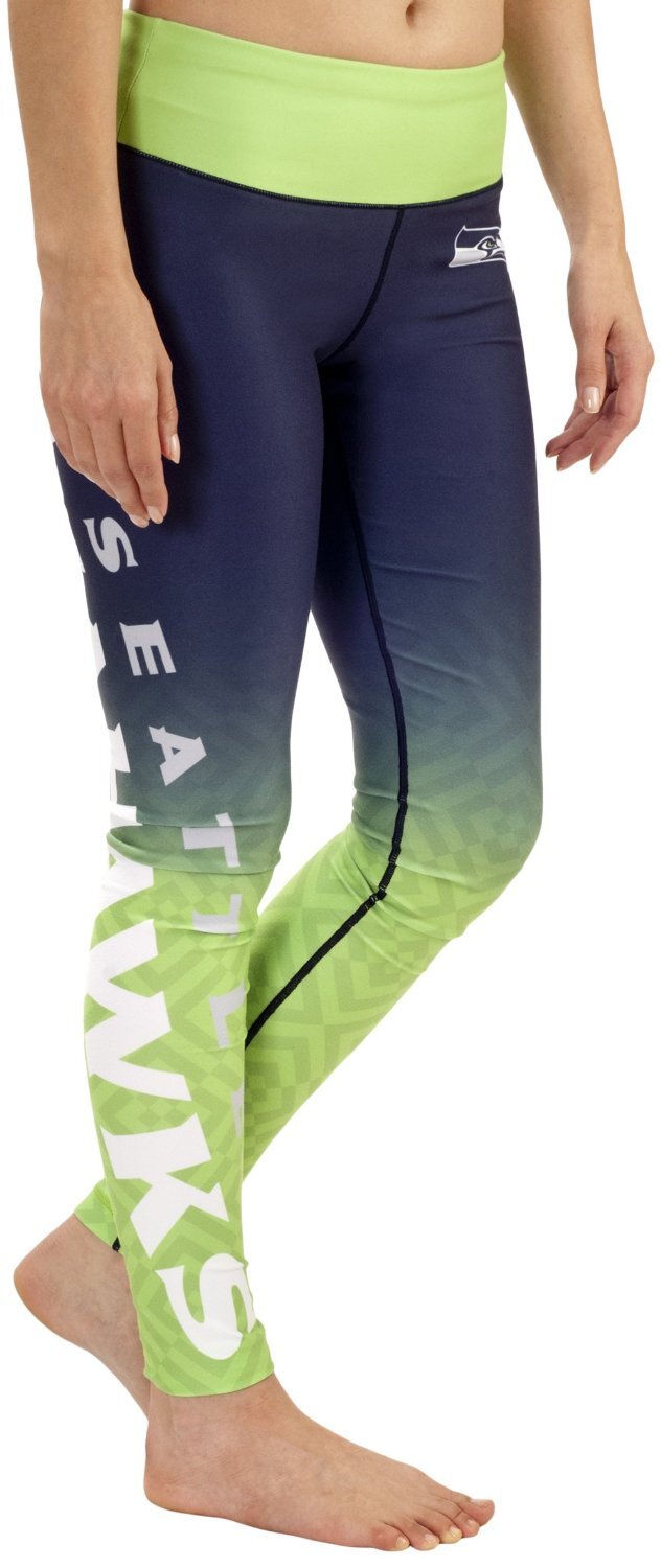 FOCO NFL Seattle Seahawks Gradient Print Leggings Women’s Large