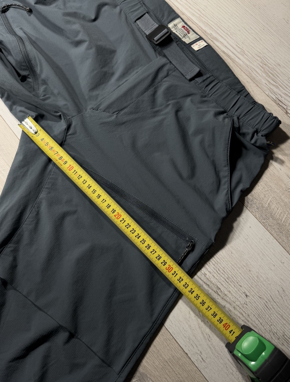 Fjallraven Abisko Lite Trekking Trousers Mens Size 32 Long blue Hiking Outdoor