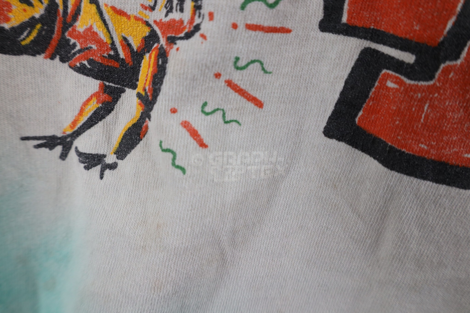 Vtg 90s Mens XL Distressed Spell Out 1994 World Cup Soccer Ireland T-Shirt USA