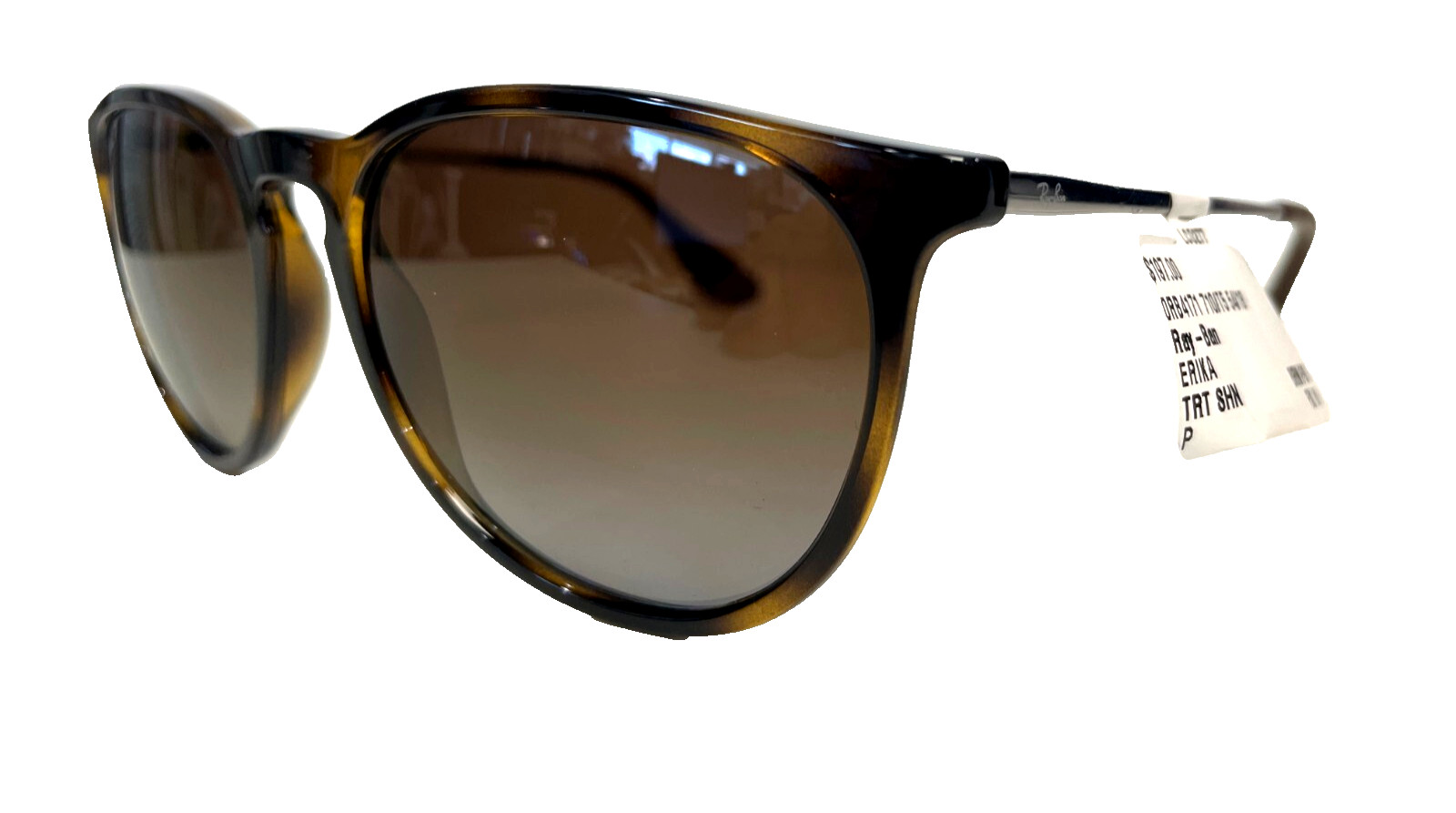 RAY-BAN ERIKA tortoise/brown POLARIZED RB4171 710/T5 54 sunglasses