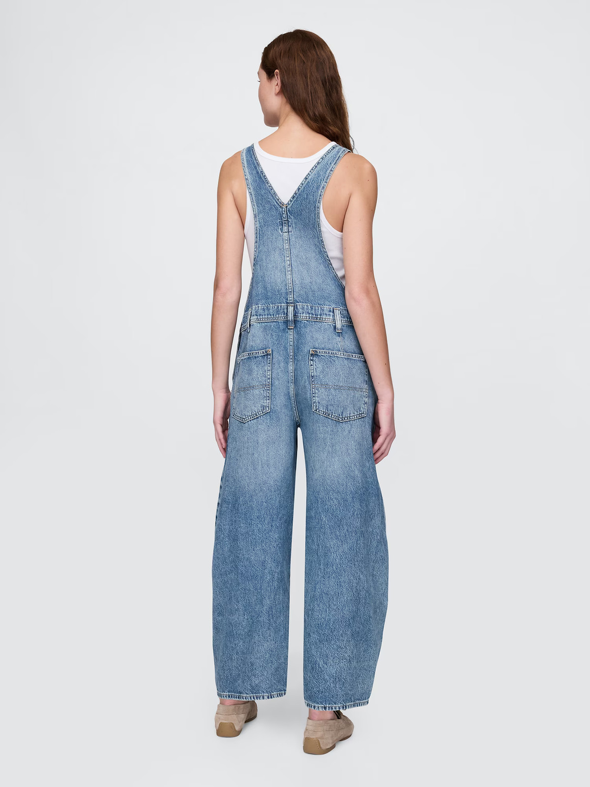 UltraSoft Denim Horseshoe Overalls(Medium indigo)-GAP|30940