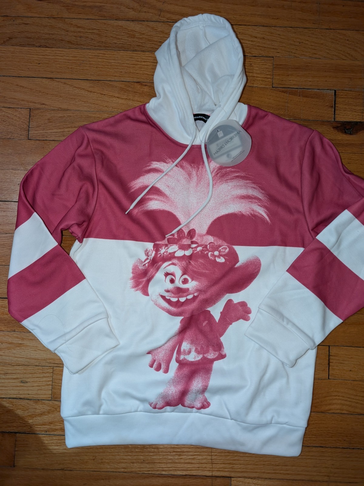 Dreamworks Waterpark TROLLS american dream Kids Hoodie Size 10/12