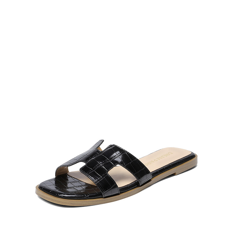 Dream Pairs Women Classic Slide Sandals Flat Sandals Beach Walking Sandals