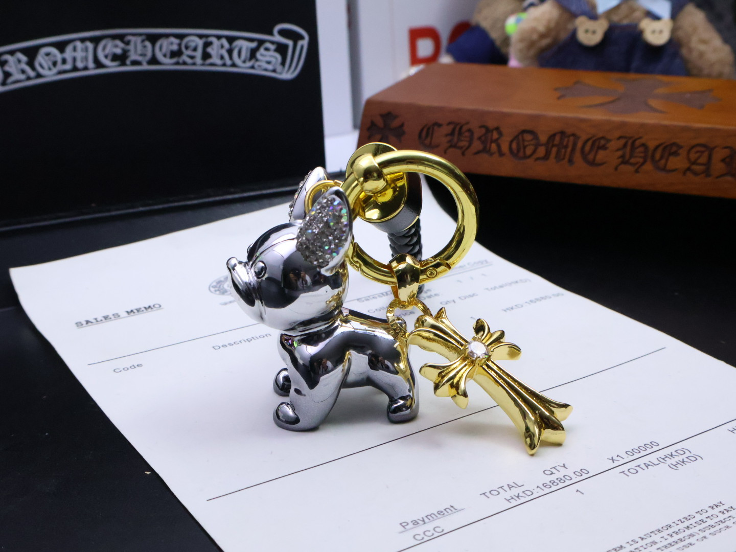 Rabbit Keychain Cross Pendant Braided Leather Key Ring Bag Charm Gift Unisex