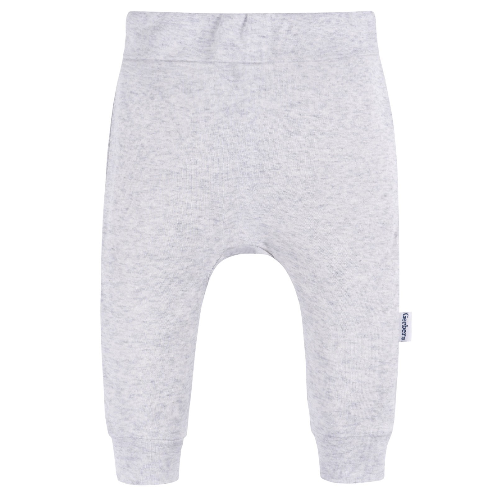 Gerber Gender Neutral Pants, 2-Pack, Size Newborn – Brown & Gray
