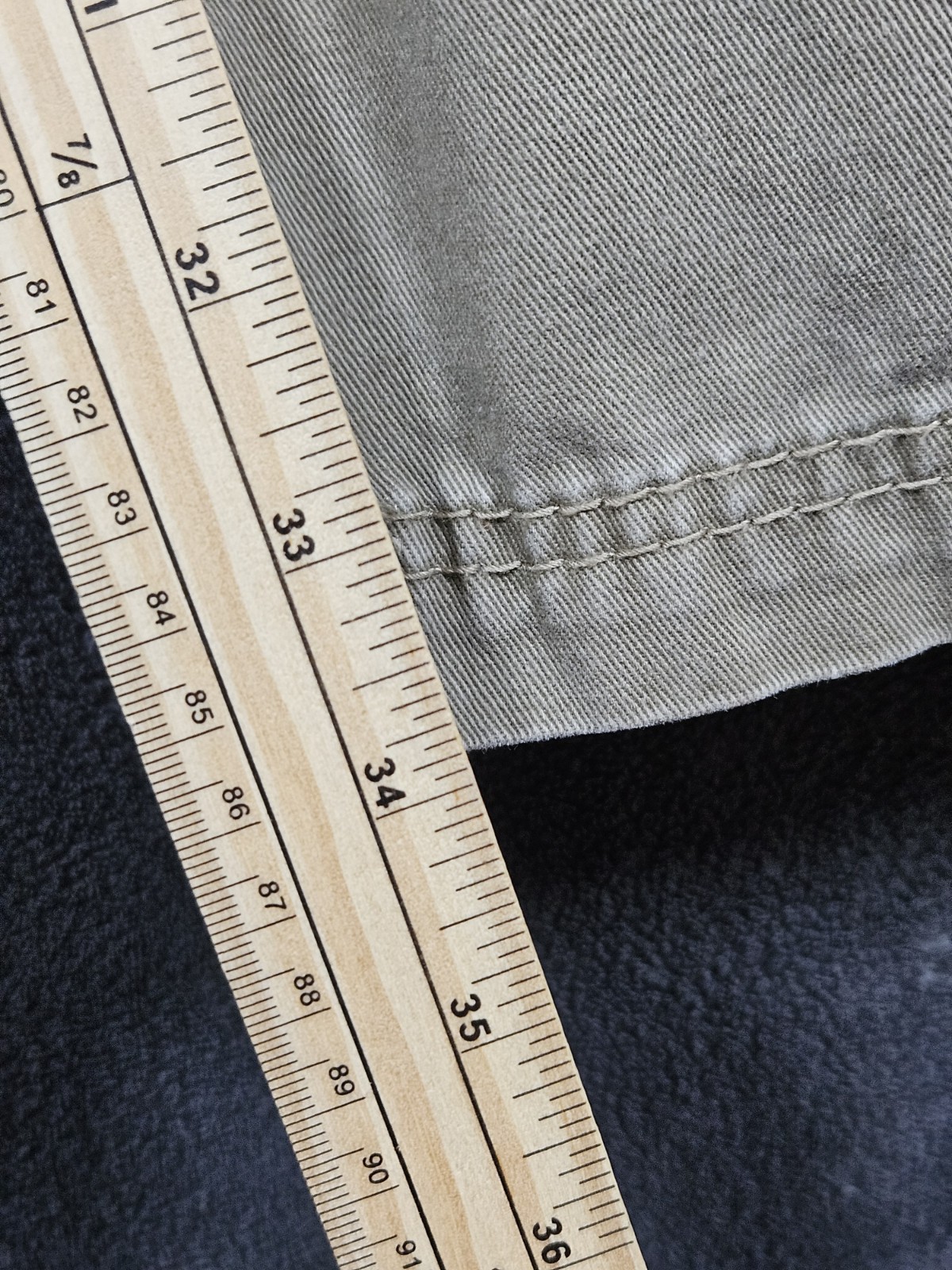 Unionbay Cargo Trousers Khaki/Brown Men’s Size W34 L34 Relaxed Workwear
