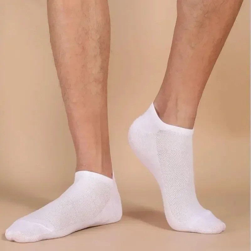 Socks Boat Socks Unisex Casual Plain Color Thin Breathable Soft Fit