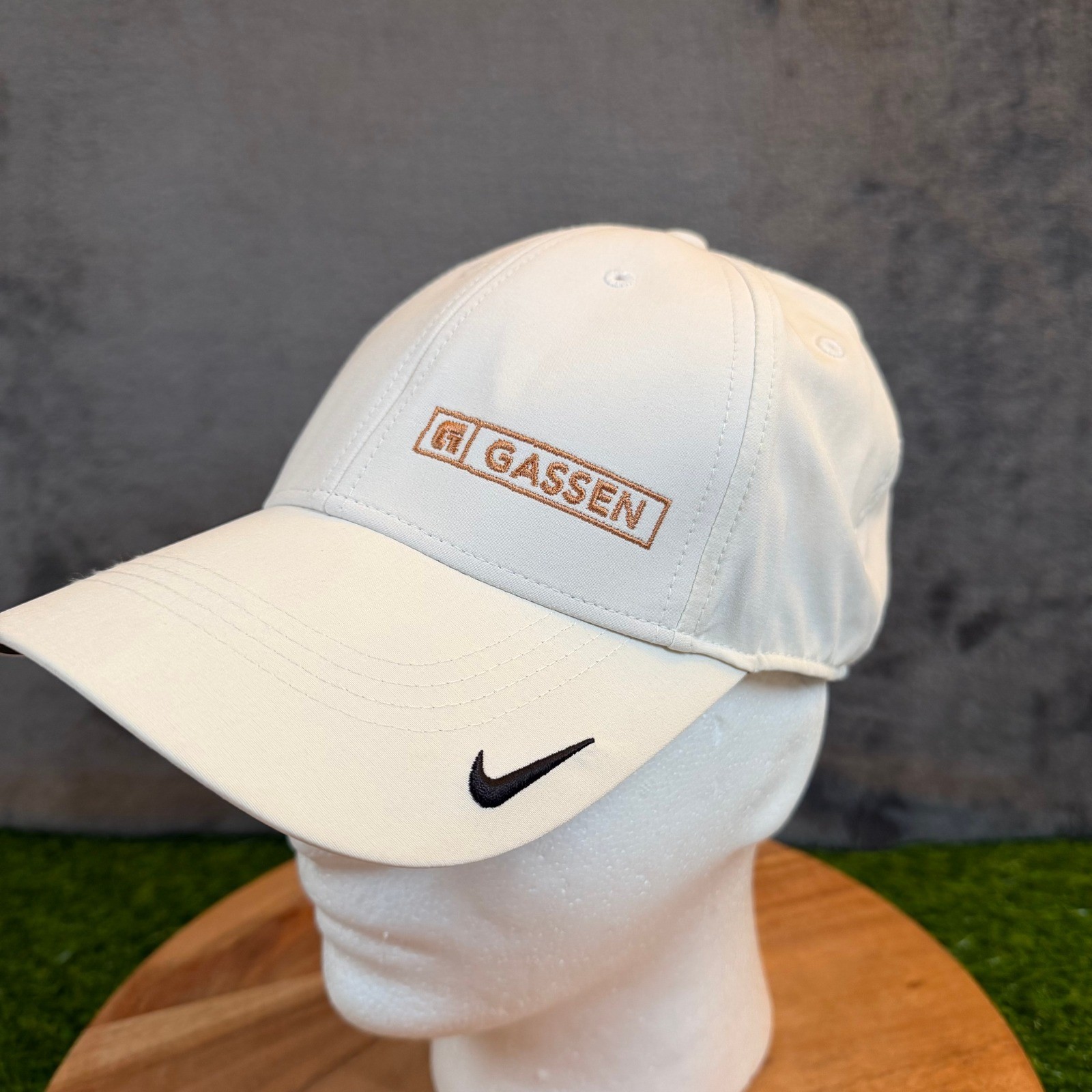 Nike Legacy91 Dri Fit Hat Mens One Size White Gassen Golf Performance Cap