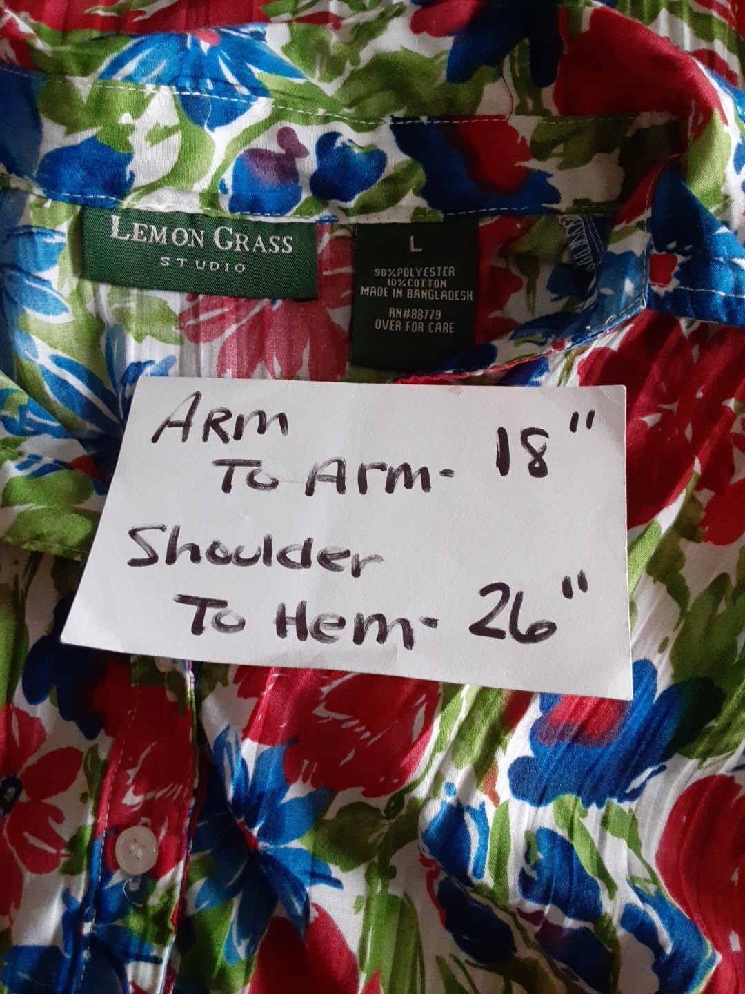 Lemongrass Top Nwt Womens Size Large