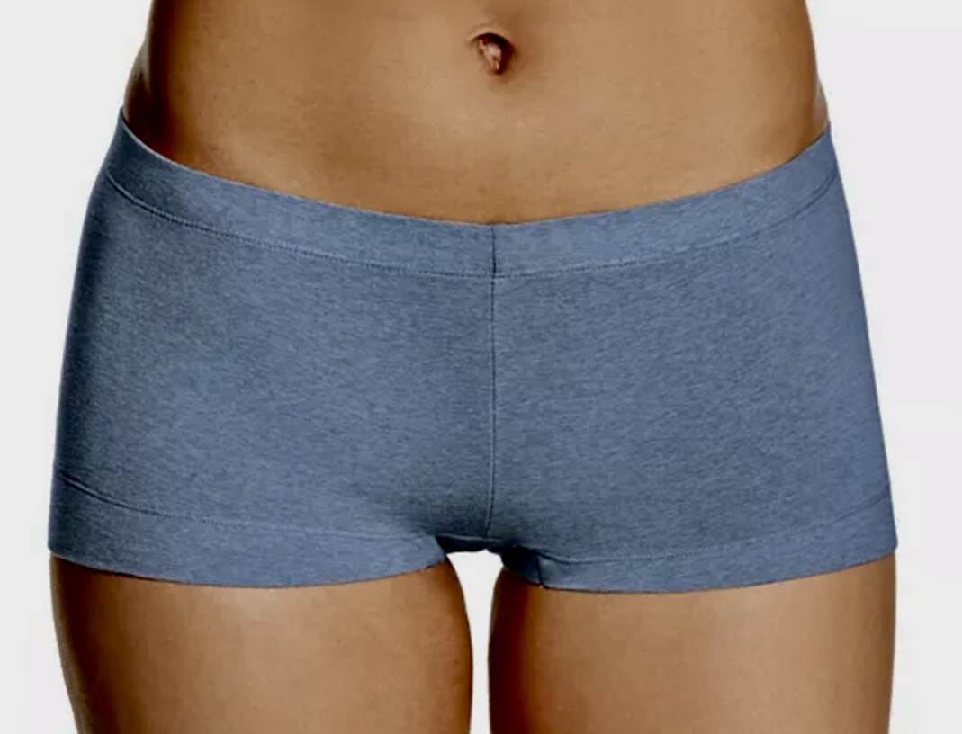 MAIDENFORM Dream Tailored Cotton Denim Blue Boyshort Panty Womens S M L XL 2XL
