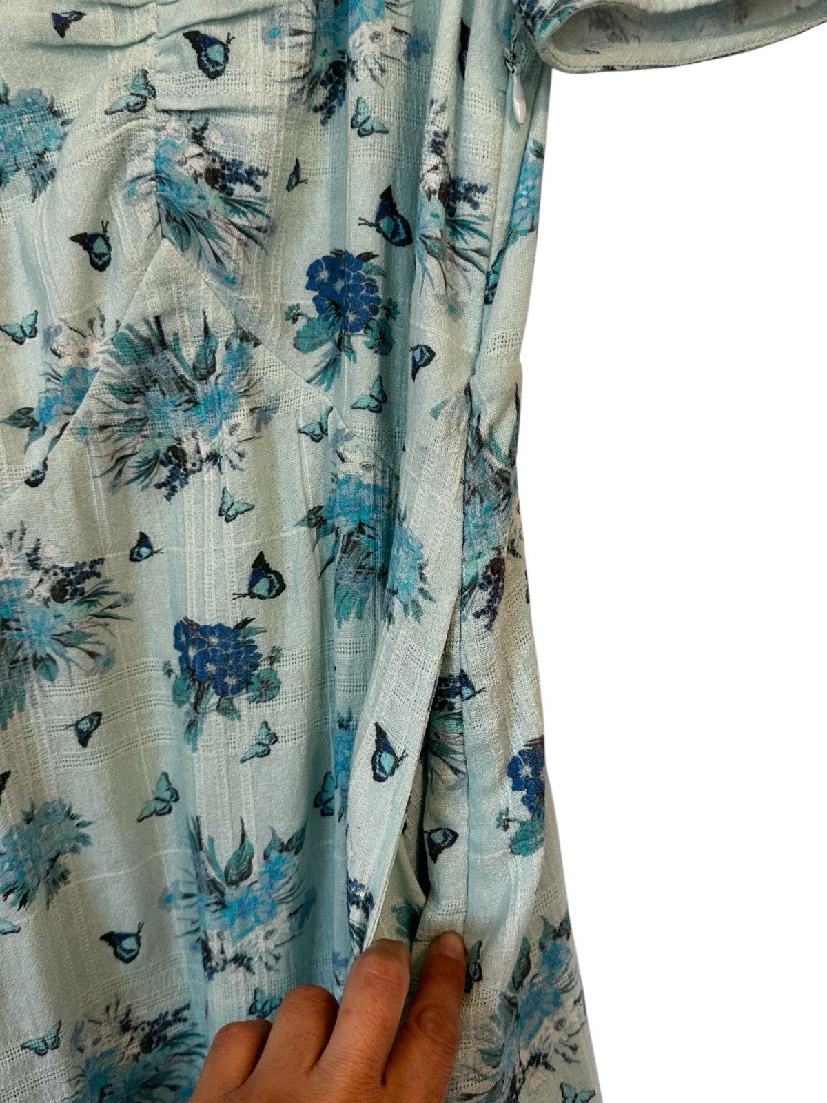 LoveShackFancy Floral Maxi Dress Pockets Cottagecore Feminine Summer Size 4/S